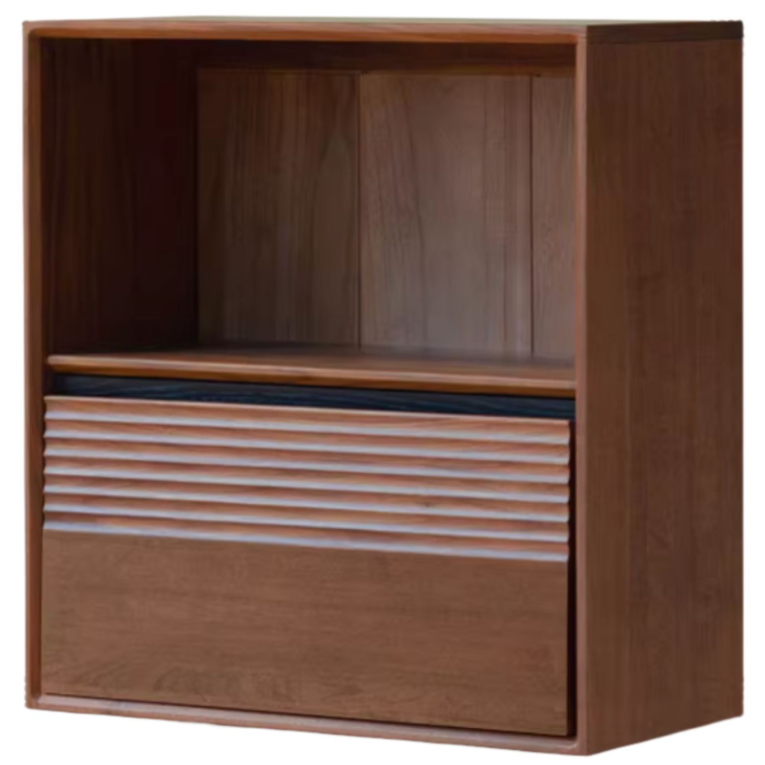 Sandalwood, Oak, Black Walnut Solid Wood Light Luxury Style Module Bookcase