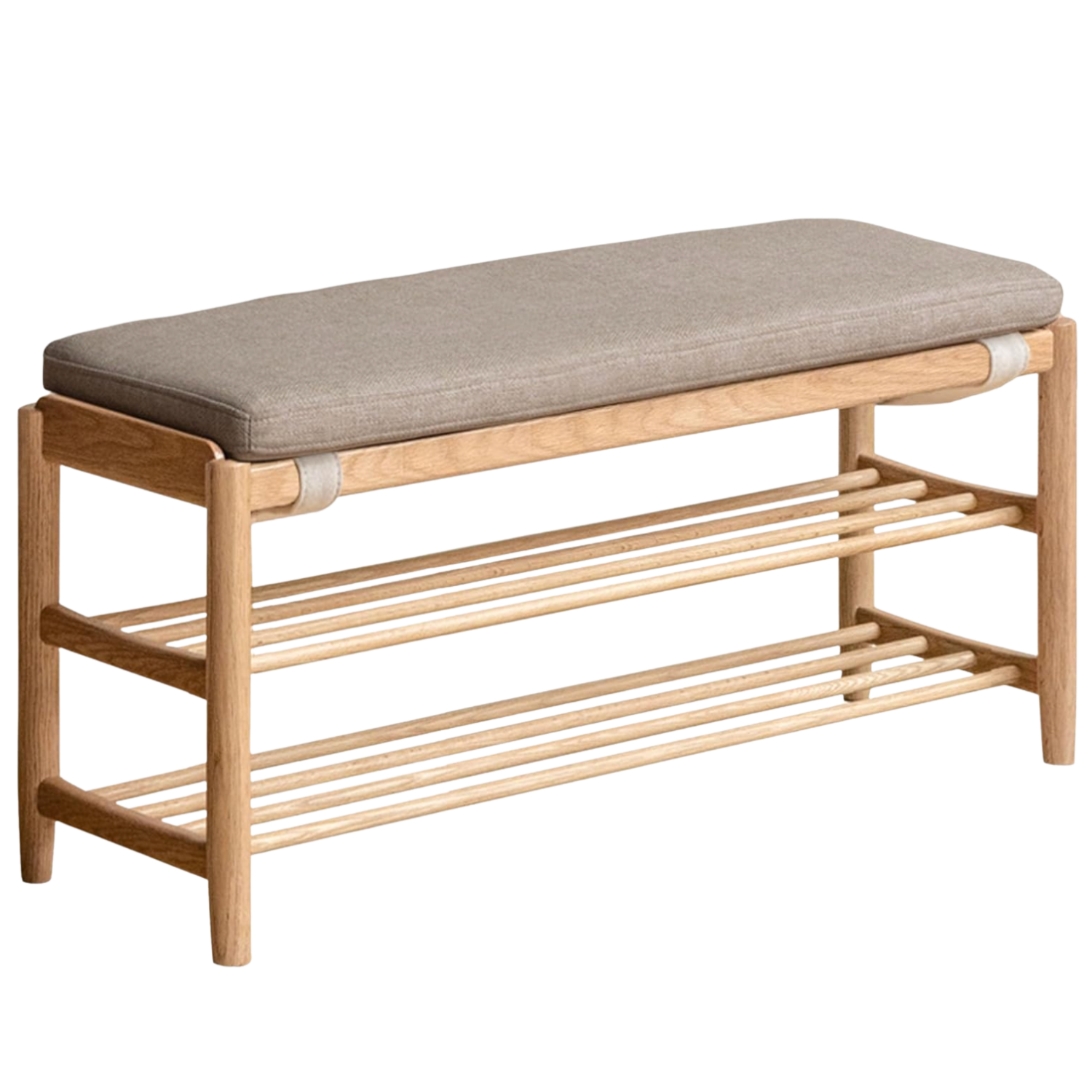 Oak Solid Wood Shoe Wearing Stool
