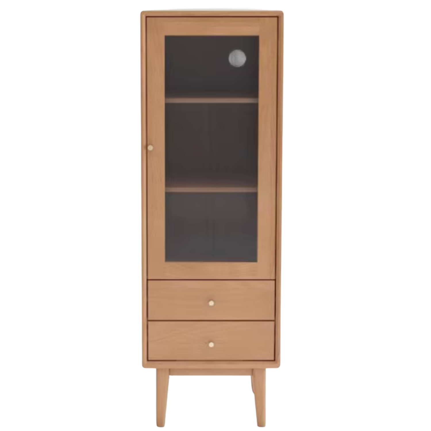 Oak, Beech Solid Wood Nordic Side Cabinet