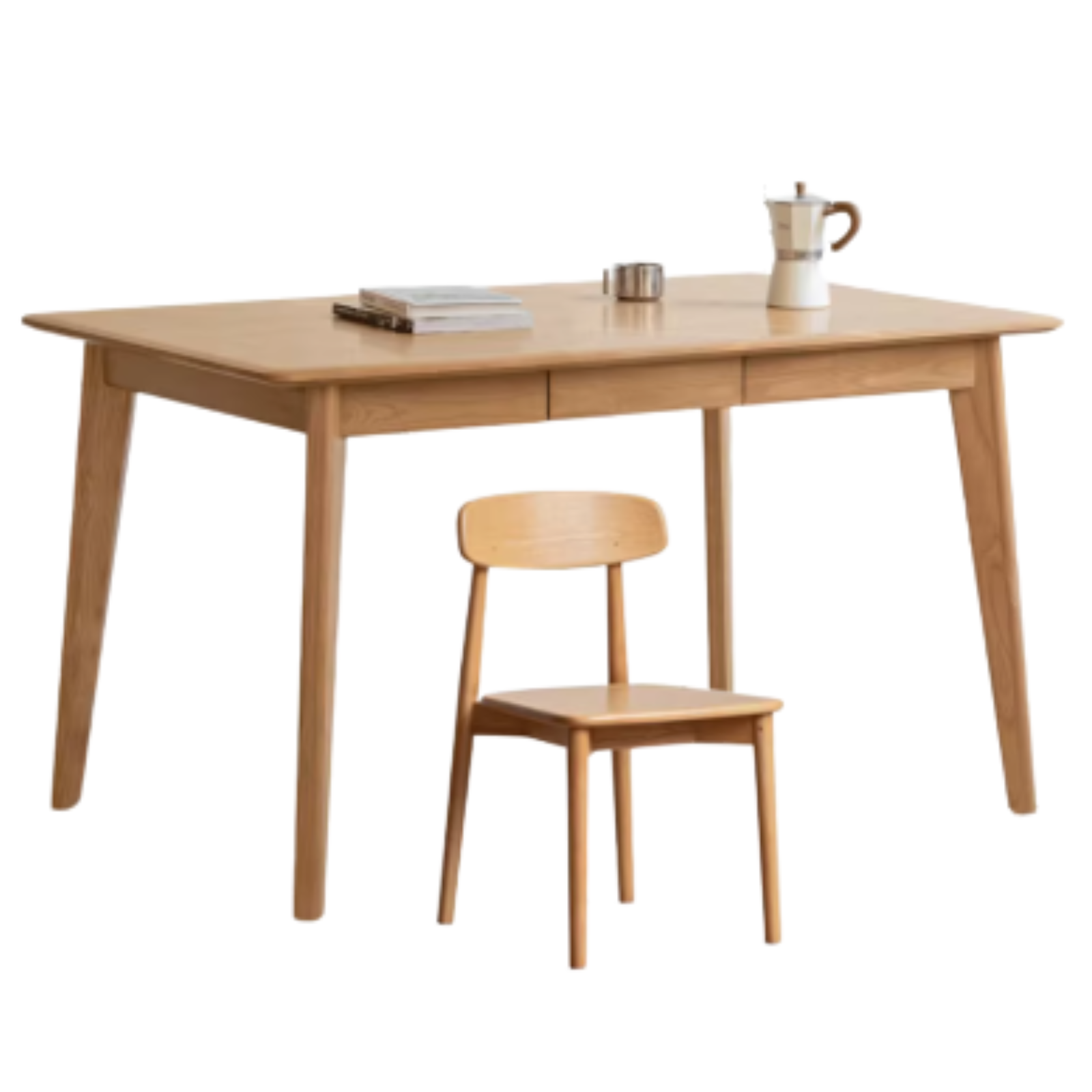 Oak, Ash Solid Wood Nordic Dining Table
