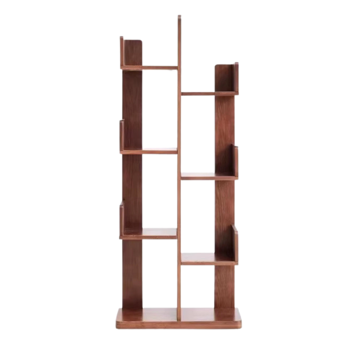 Oak Solid Wood Floor-Standing Bookshelf