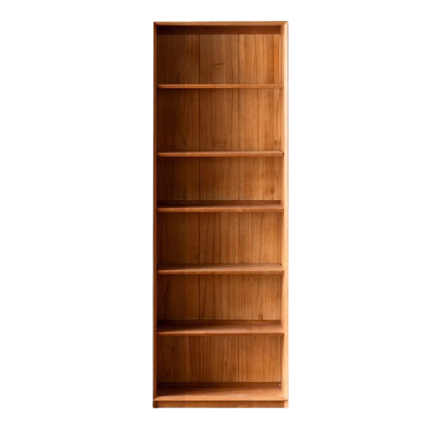 Cherry Wood Combination Bookcase Floor Shelf Glass Door Bookcase