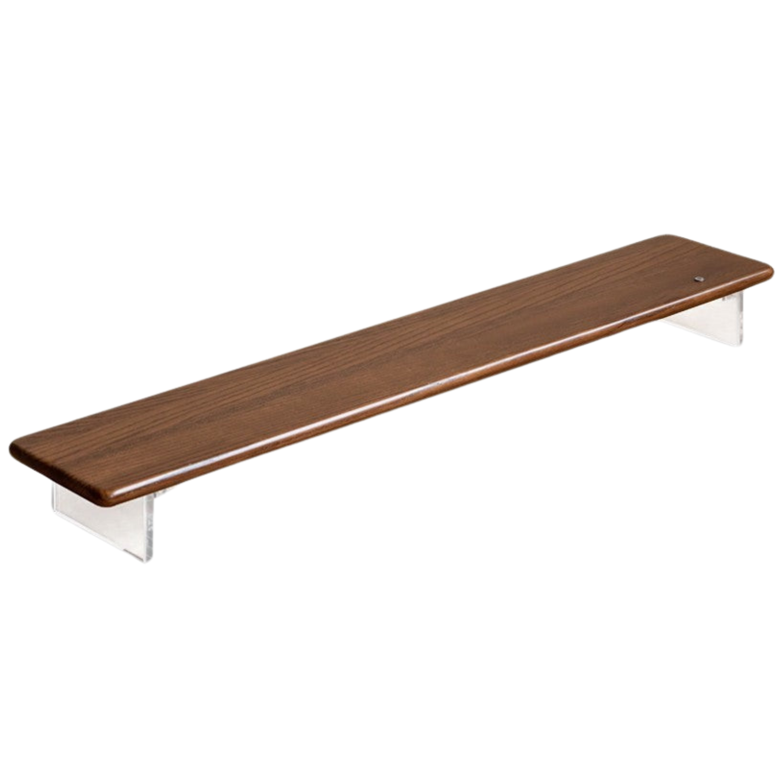 Oak, Rubberwood Solid Wood Bracket Suspended Table shelves