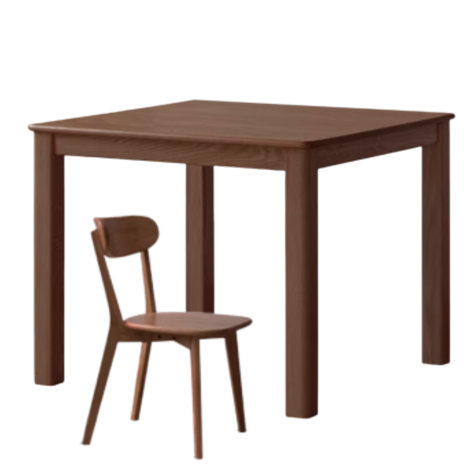 Oak Solid Wood Square Modern Dining Table