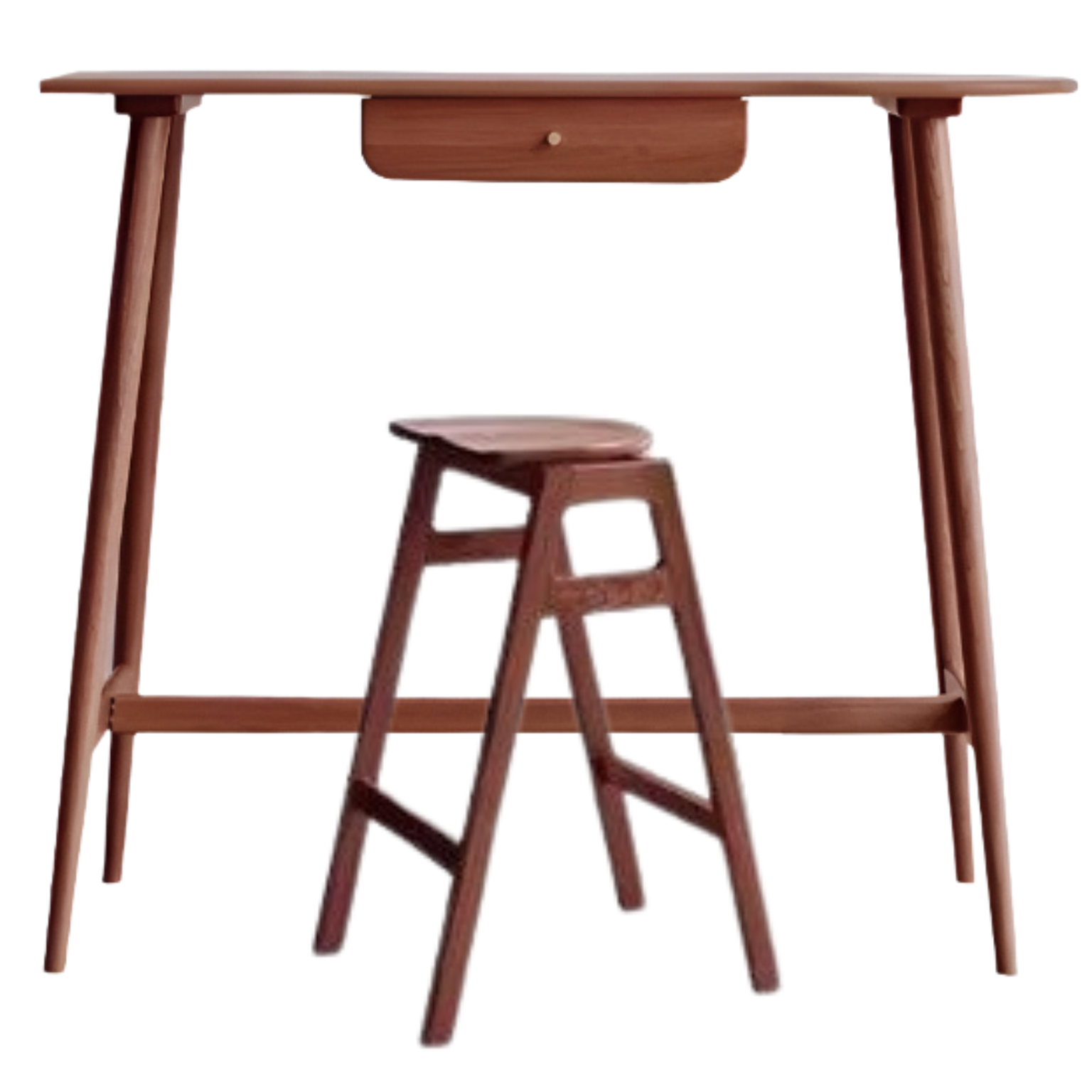 Oak, Cherry Solid Wood Bar Table