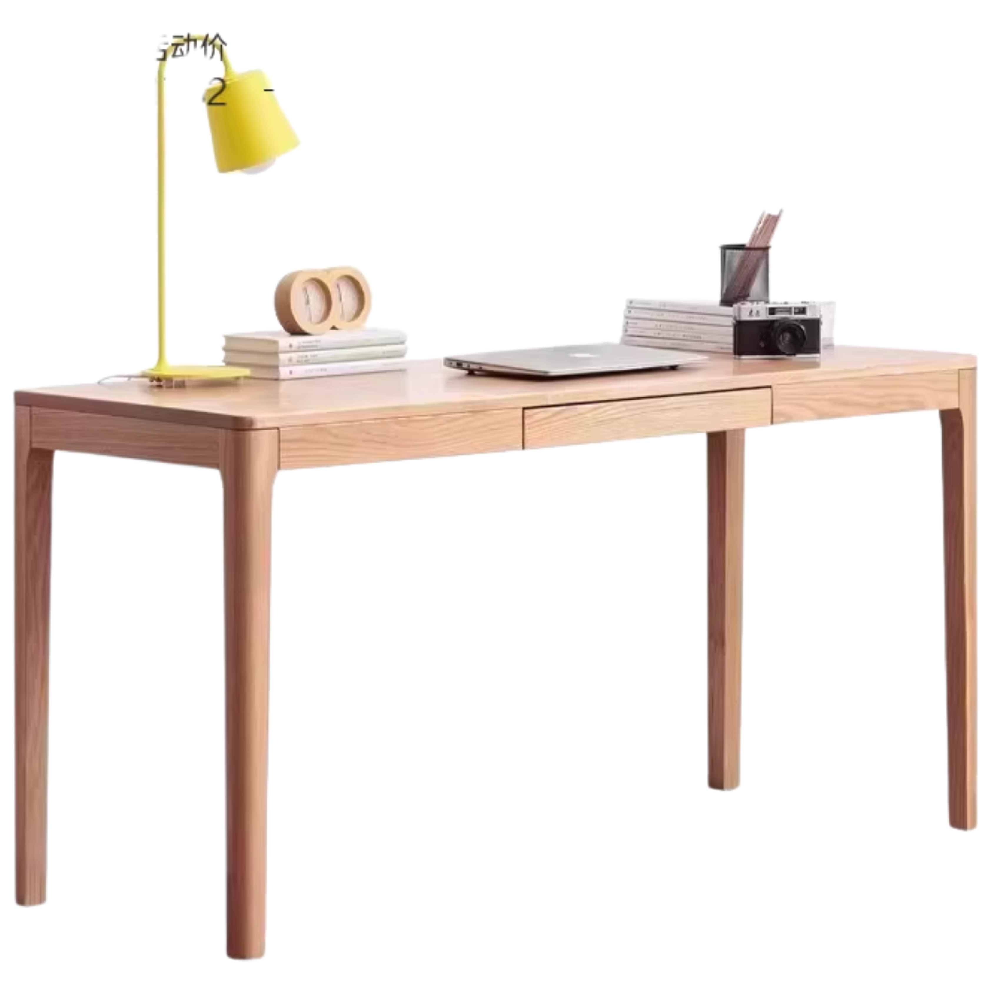 Oak Solid Wood Office Nordic Desk