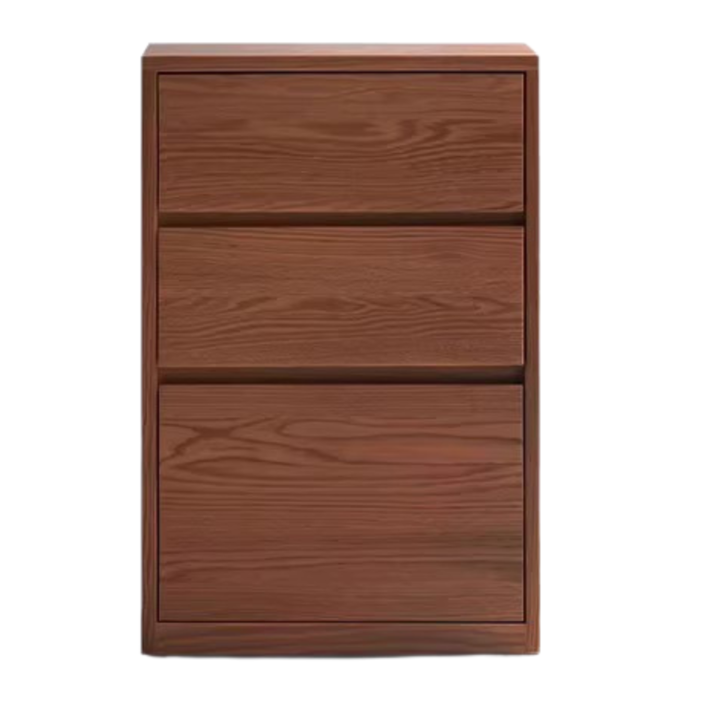 Black Walnut, Oak Solid Wood Low Bookcase, Modern Modular Storage Shelf Cabinet