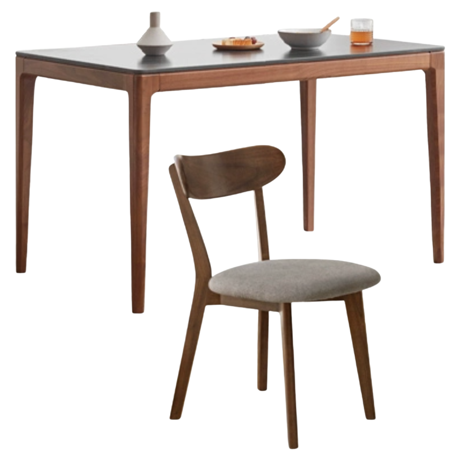 Black Walnut Dining Tables With Slate Top