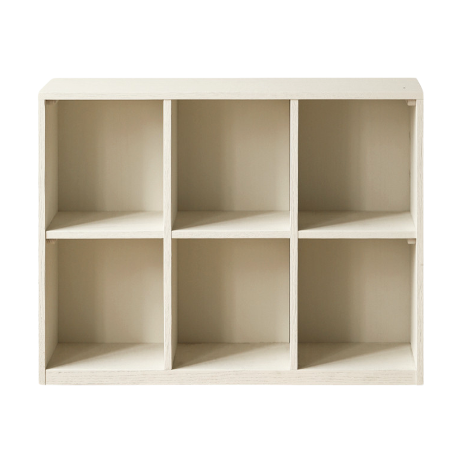 Oak Solid Wood Bookcase Cream Office Desk