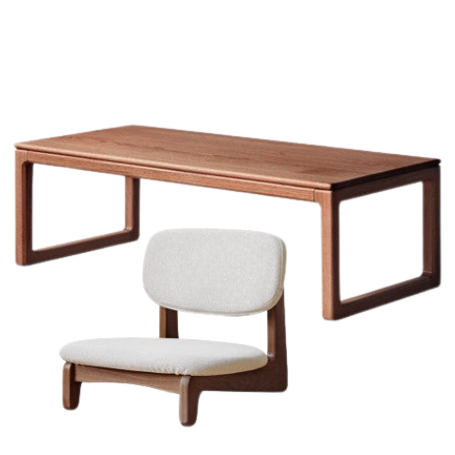 Oak, Black Walnut, Ash Solid Wood Japanese Style Tea Table