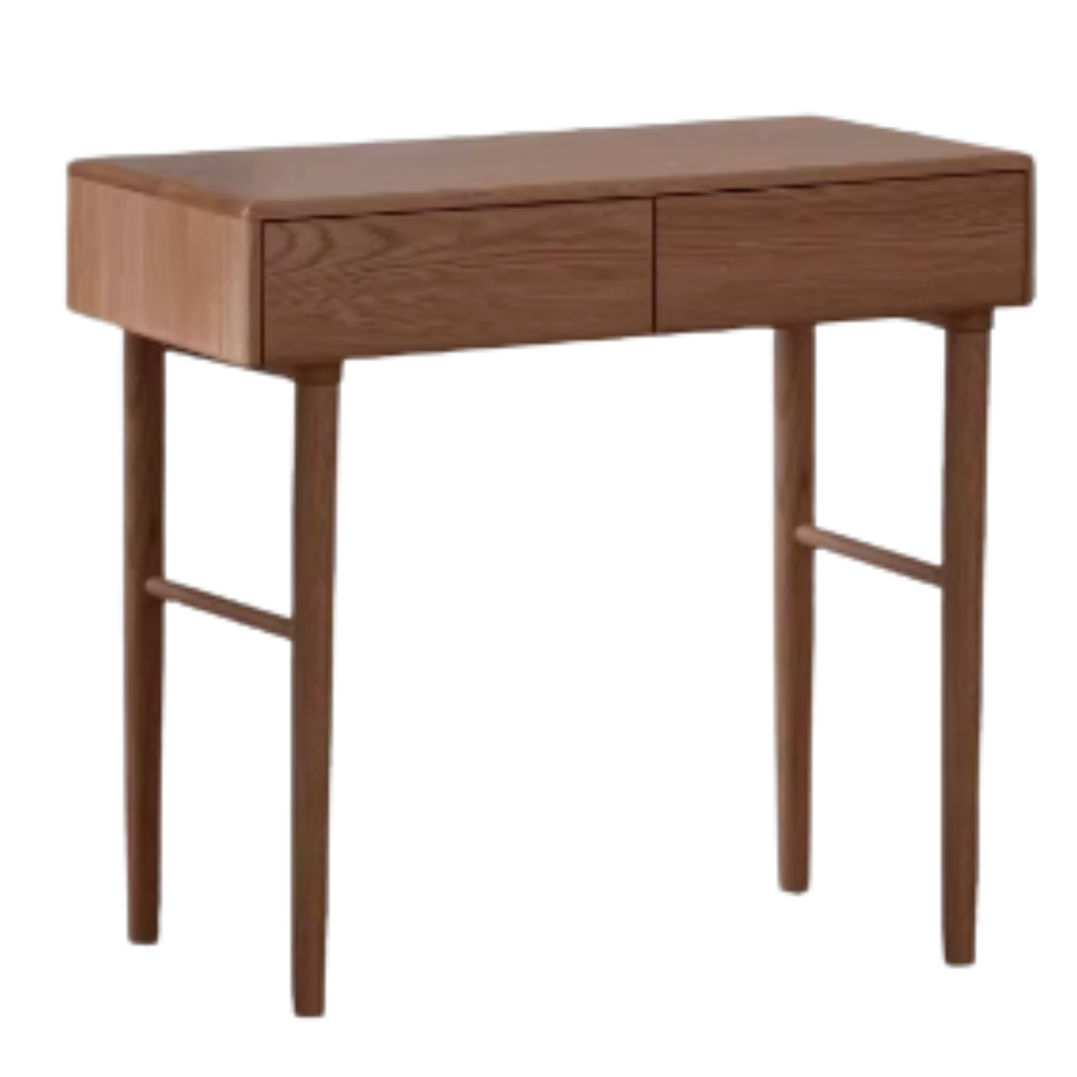 Solid Rubberwood, Oak, Beech Solid Wood Retractable Vanity Table Modern.