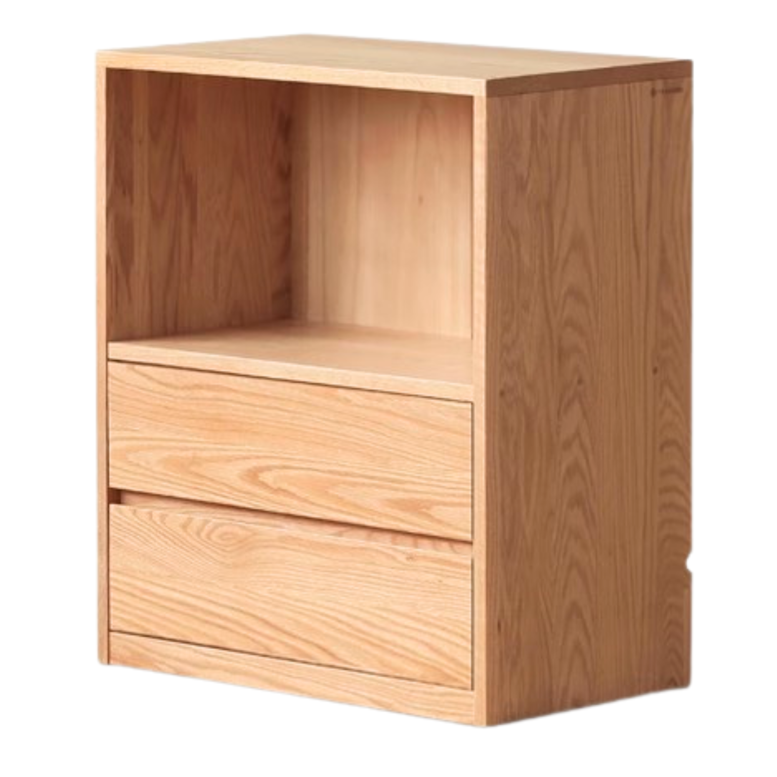 Oak, Solid Rubberwood, Ash Solid Wood Bookcase Free Combination Low Cabinet Floor-Standing Bookshelf