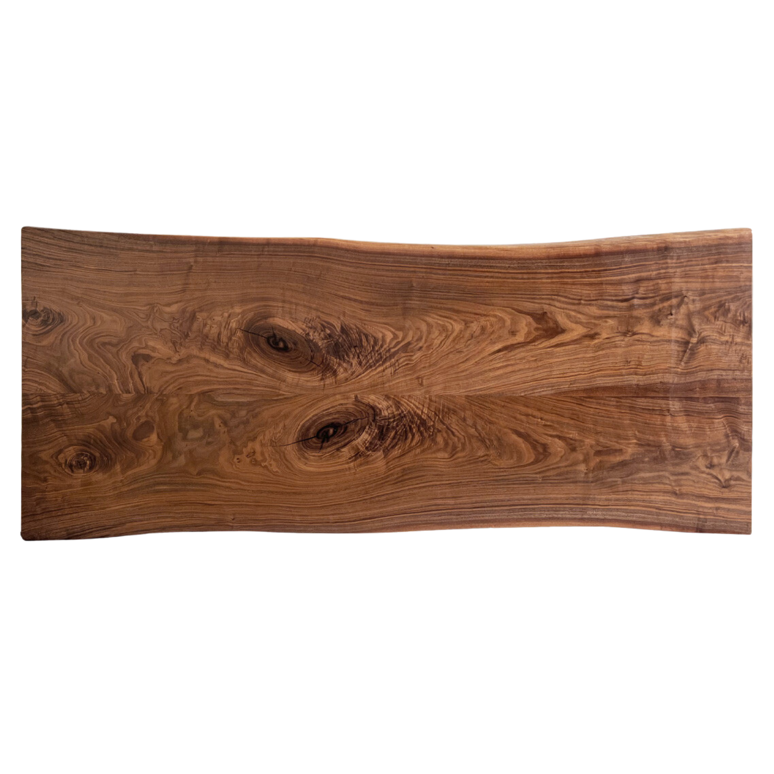 Black Walnut Solid Wood Natural Edge Large Board Dining Table