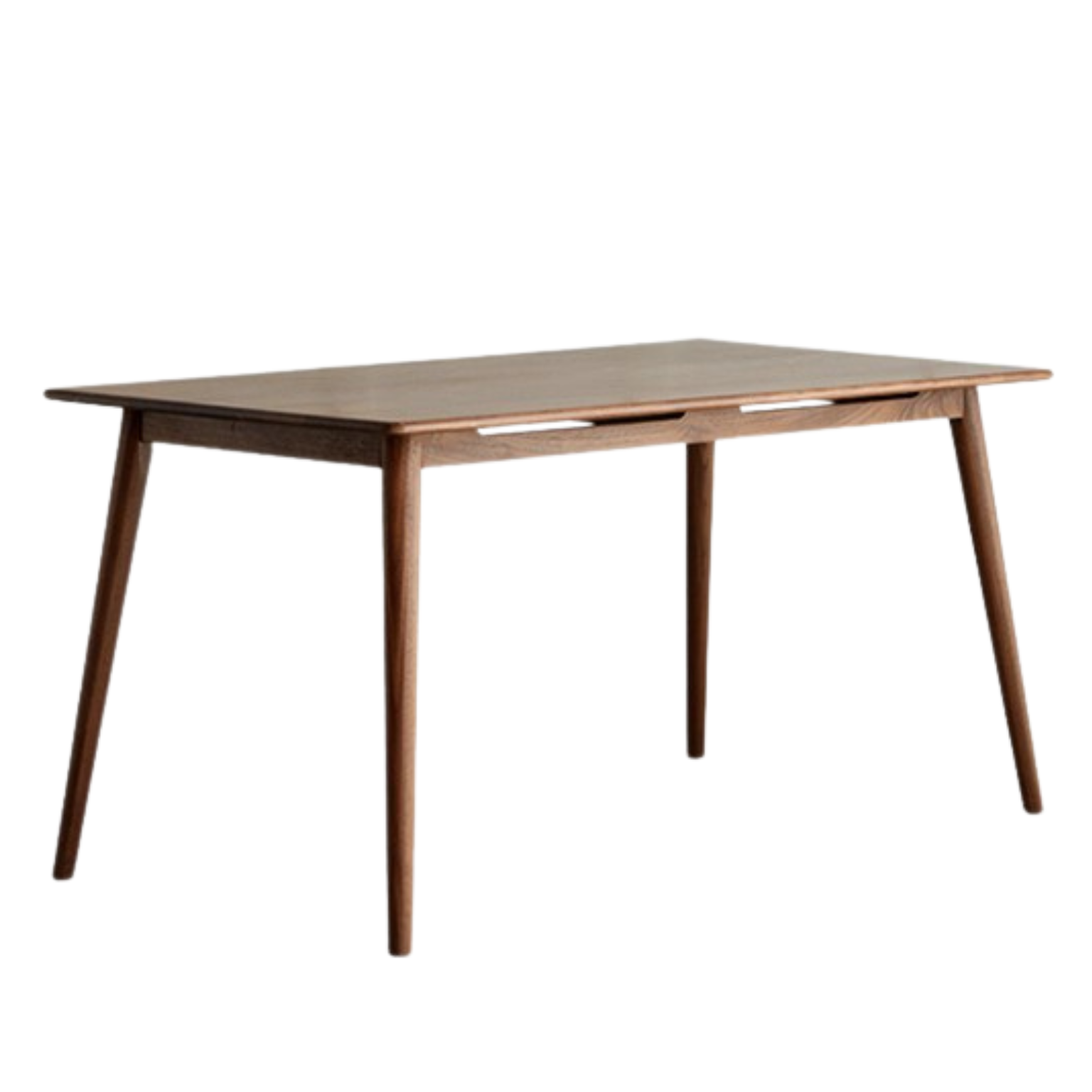 Black Walnut Solid Wood Rectangular Dining Table