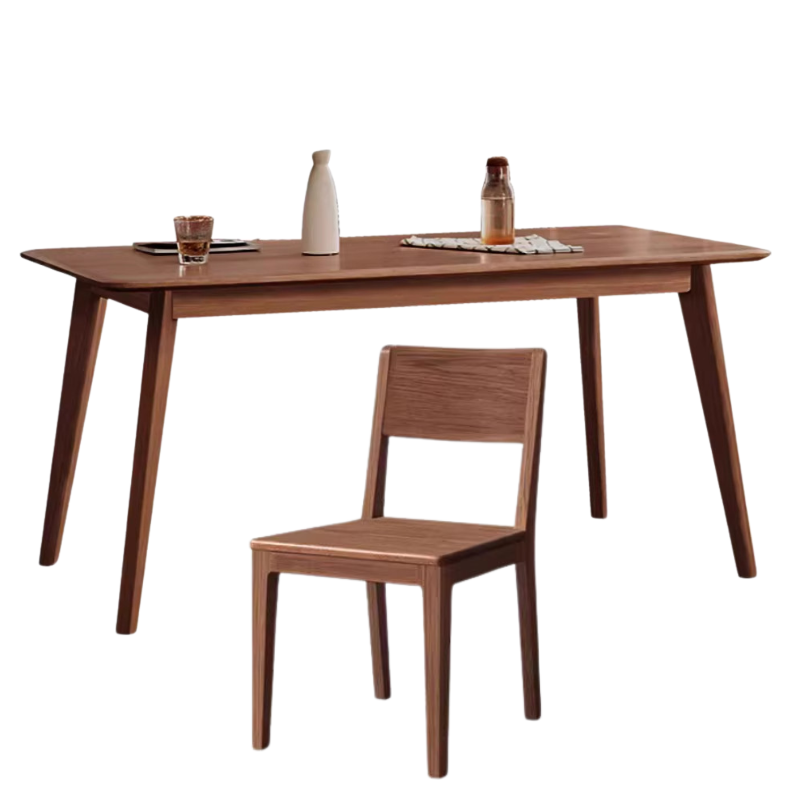 Ash, Oak Solid Wood Modern Dining Table