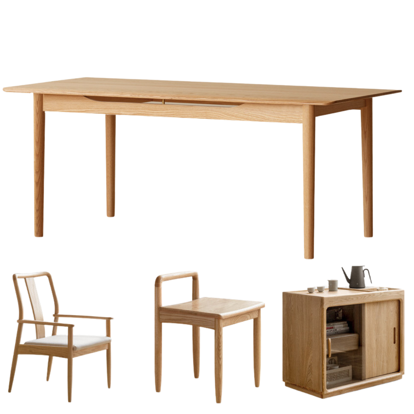 Oak Solid Wood Modern Tea Table