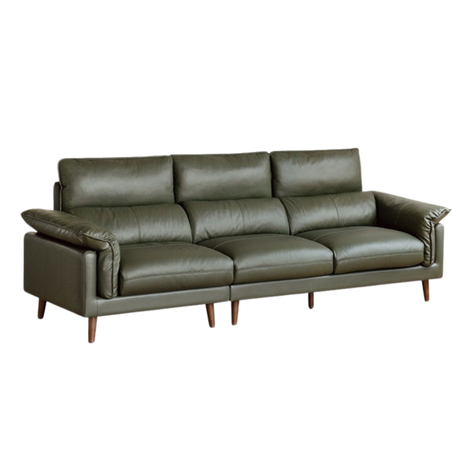 Leather First Layer Cowhide Straight Sofa.
