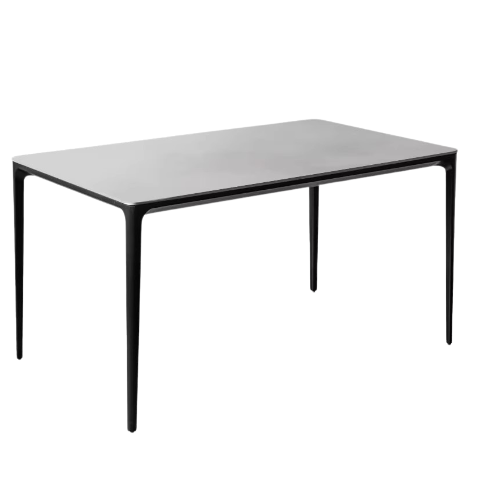Metal Rock Plate Slate Italian Light Luxury Dining Table