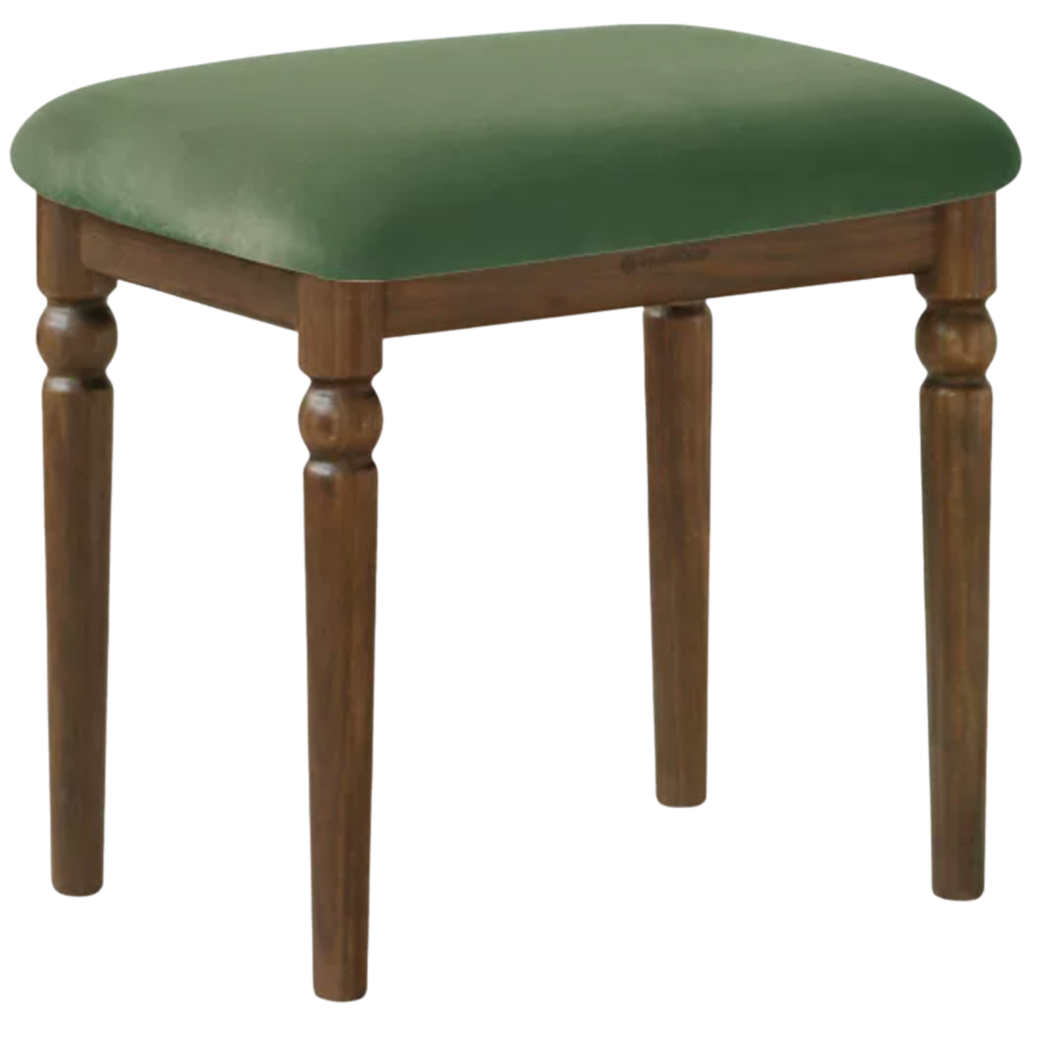 Black Walnut Solid Wood American Retro Style Makeup Stool