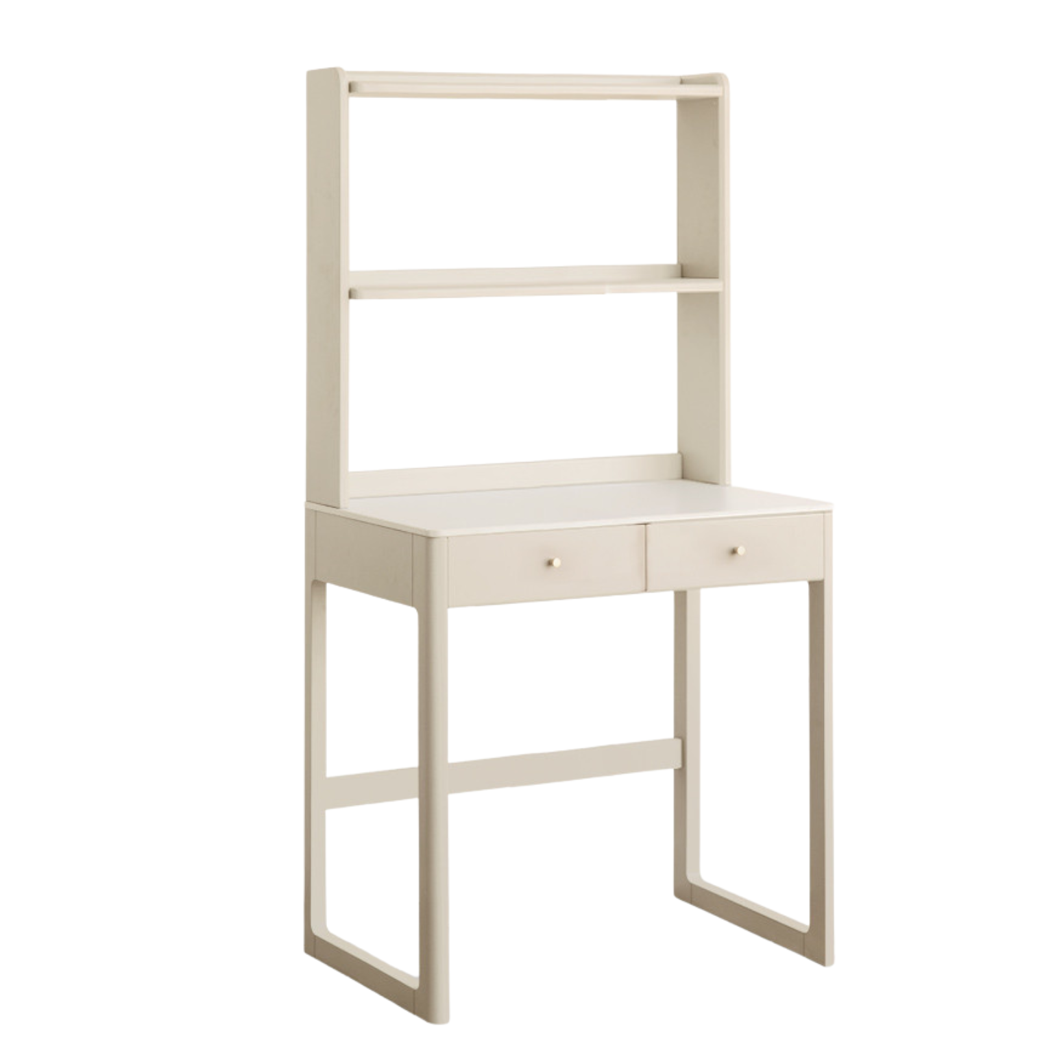 Poplar Solid Wood Office Desk, Small Dressing Table Slate Top