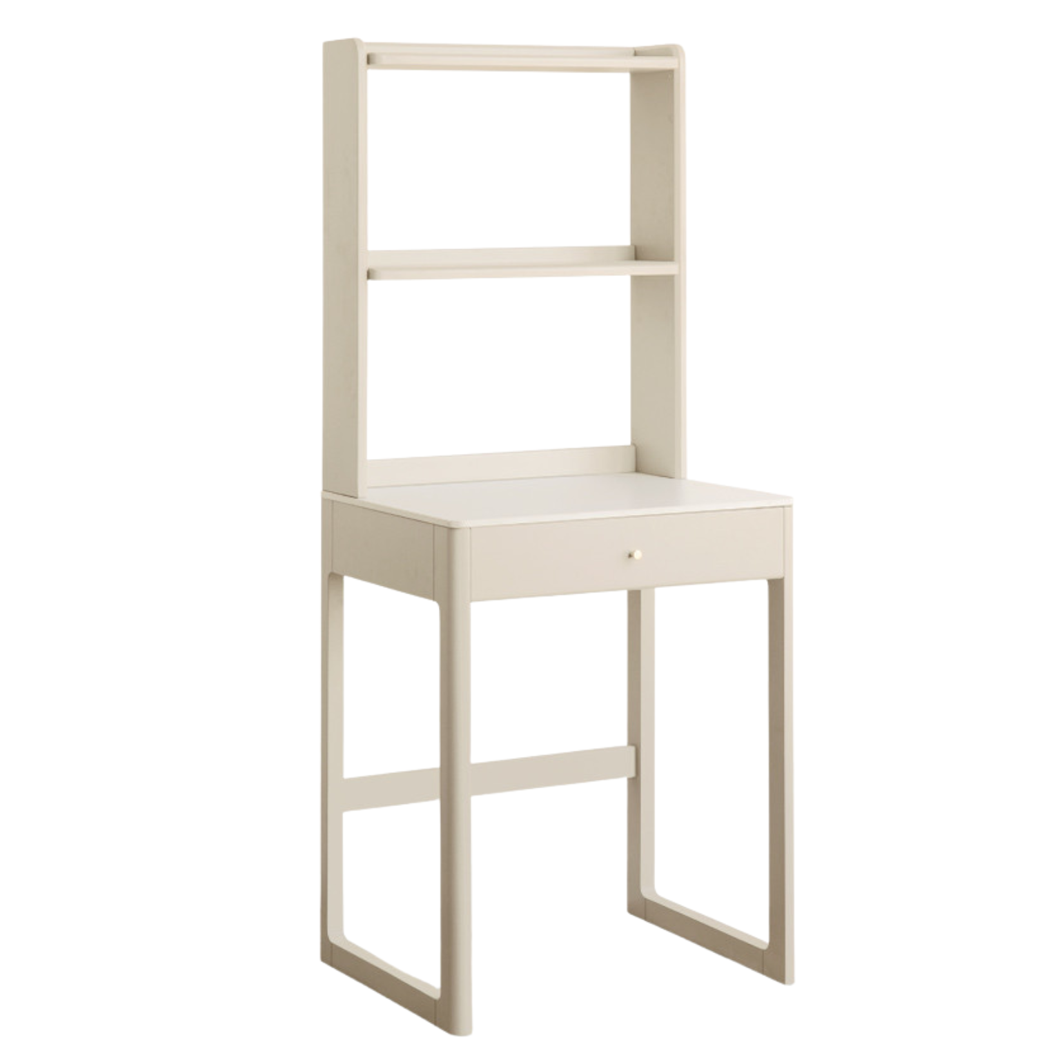 Poplar Solid Wood Office Desk, Small Dressing Table Slate Top