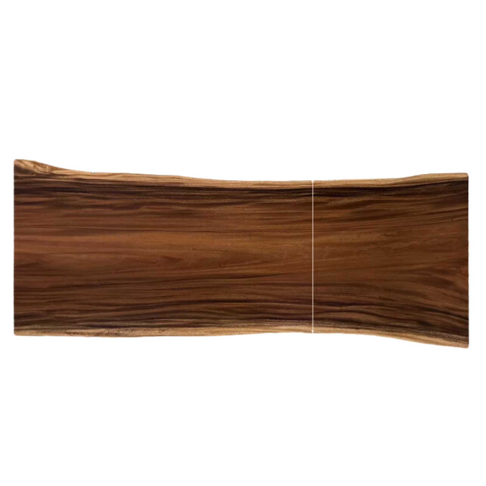 Black Walnut Solid Wood Natural Edge Large Top For Dining Table.