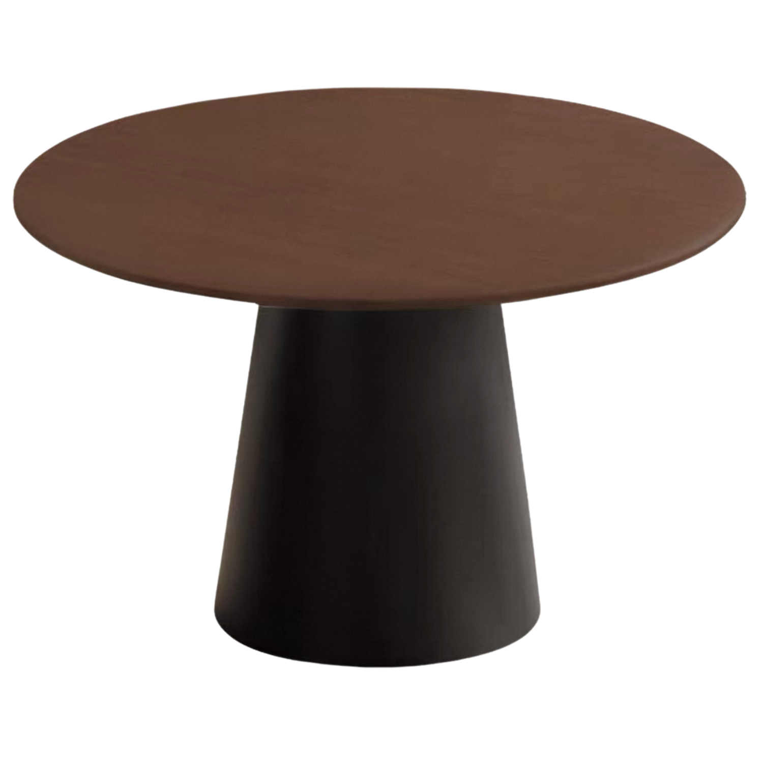 Black Walnut, Oak Solid Wood, Golden Pearwood, Sandalwood Rock Slab Round Dining Table