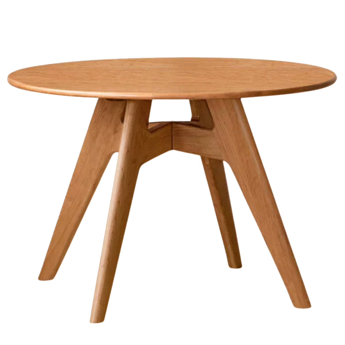 Cherry Wood Solid Wood Retro Dining Table