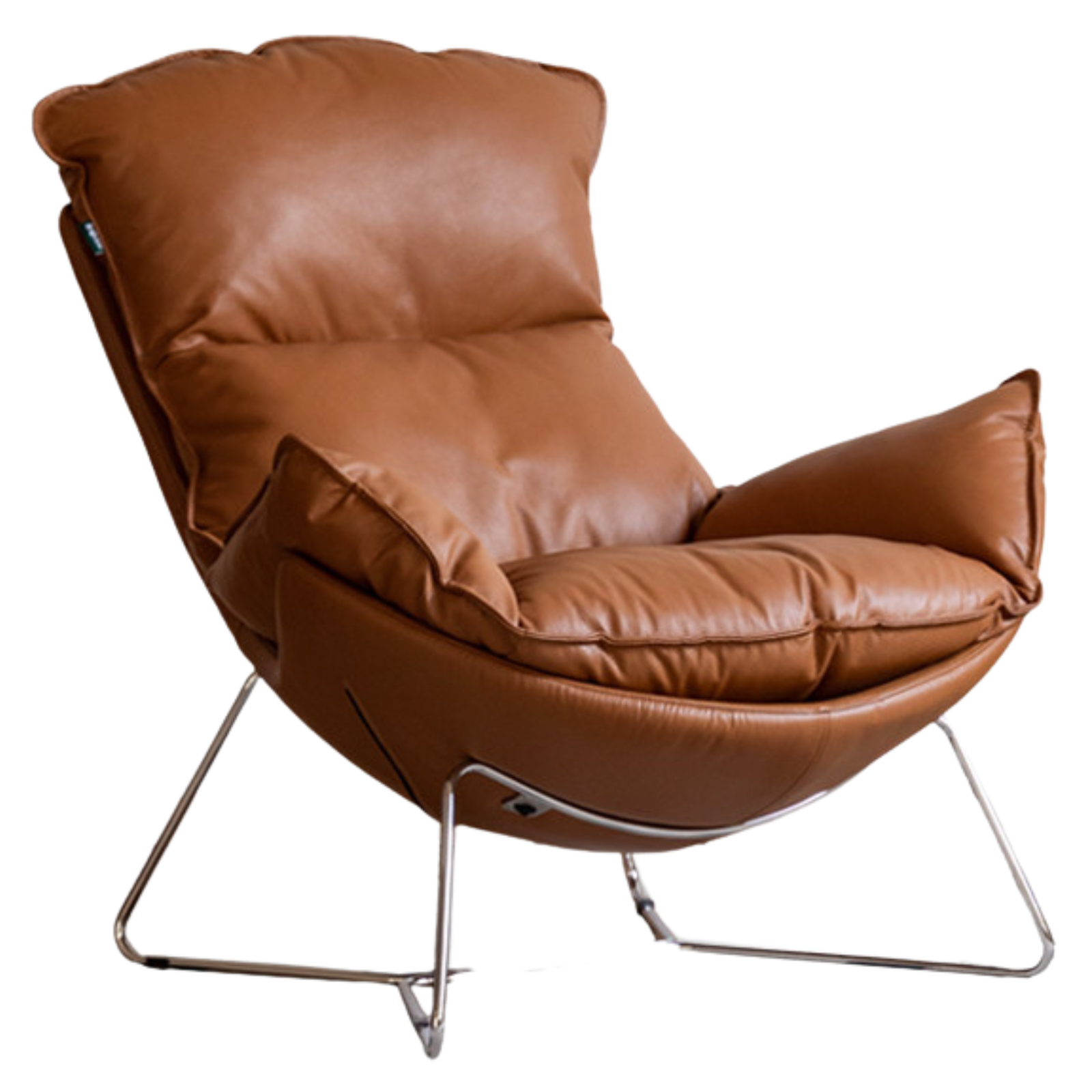 Leather Modern Simple Snail Armchair :