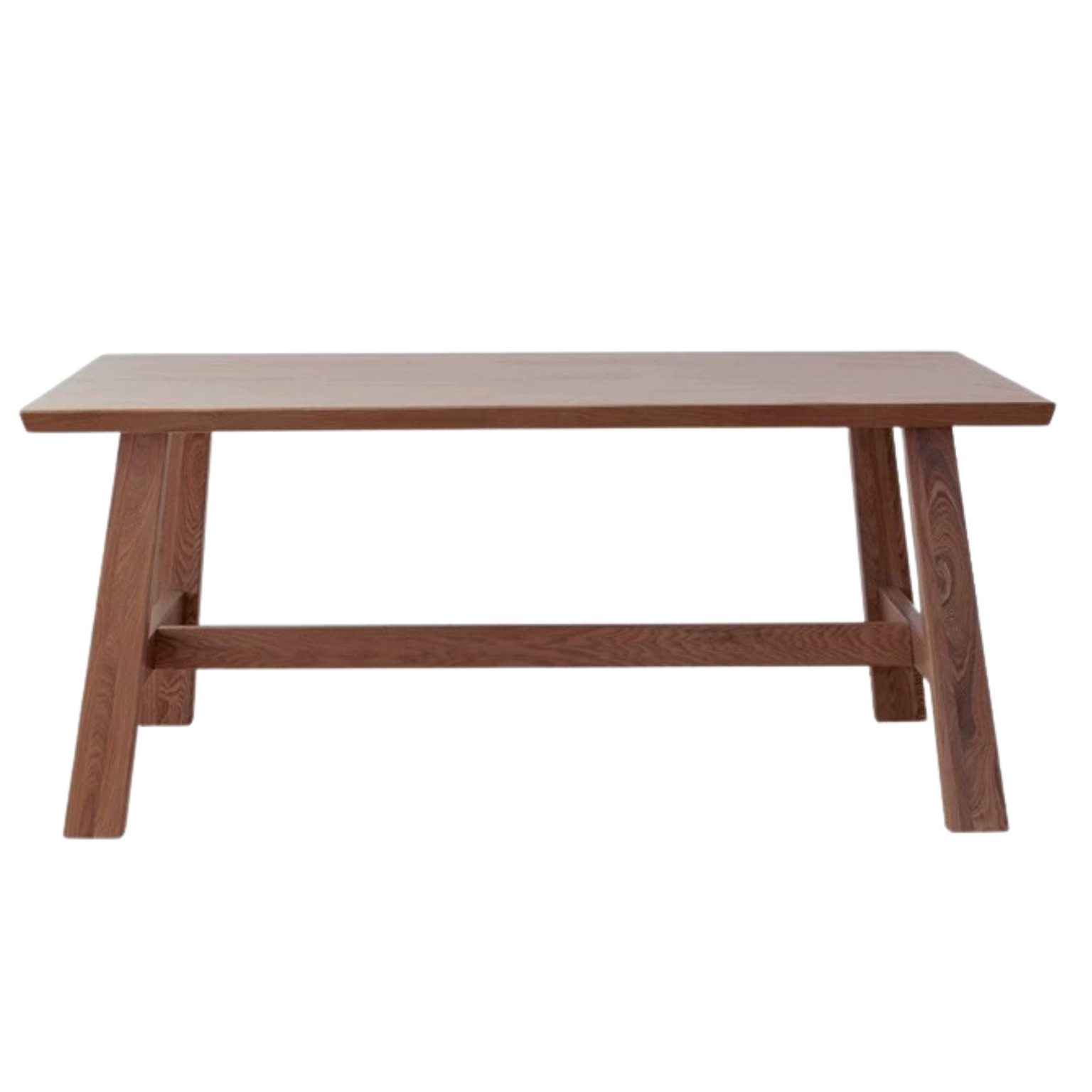 Ash Solid Wood Farmhouse Style Natural Edges Dining Table