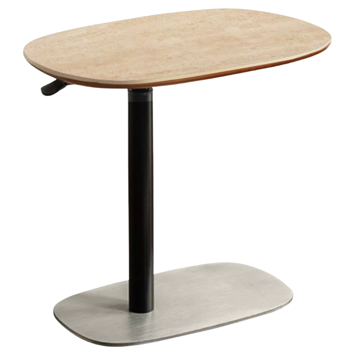 Poplar, Cherry Wood Solid Wood Vintage Style Adjustable Side Table