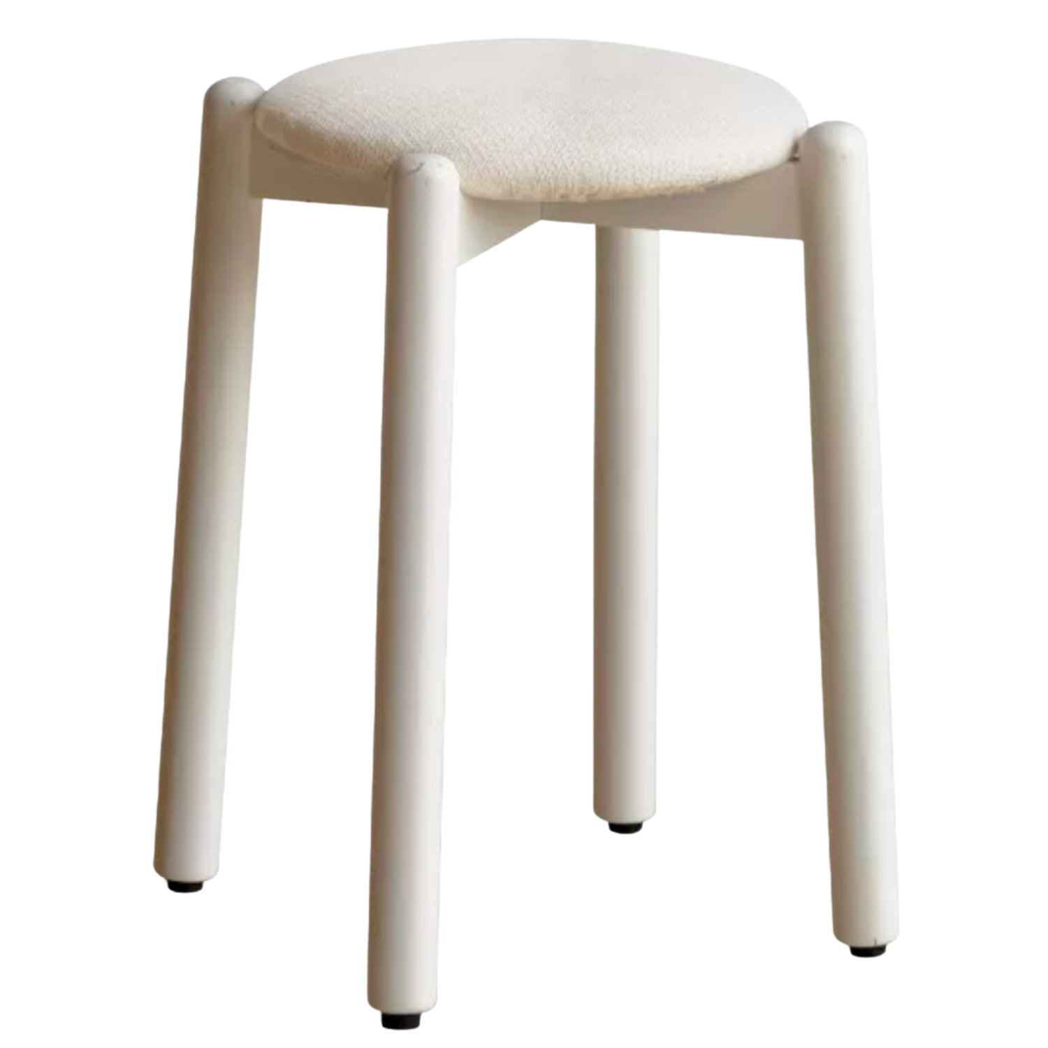 Black Walnut, White Ash, Oak, Cherry, Sandalwood Solid Wood, Solid RubberWood Stackable Small Stool