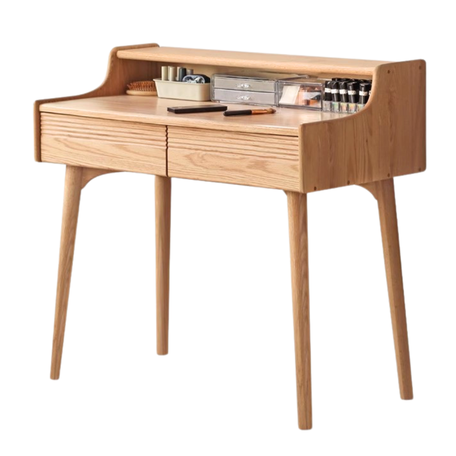 Poplar Solid Wood Dressing Table,computer desk Cream Style