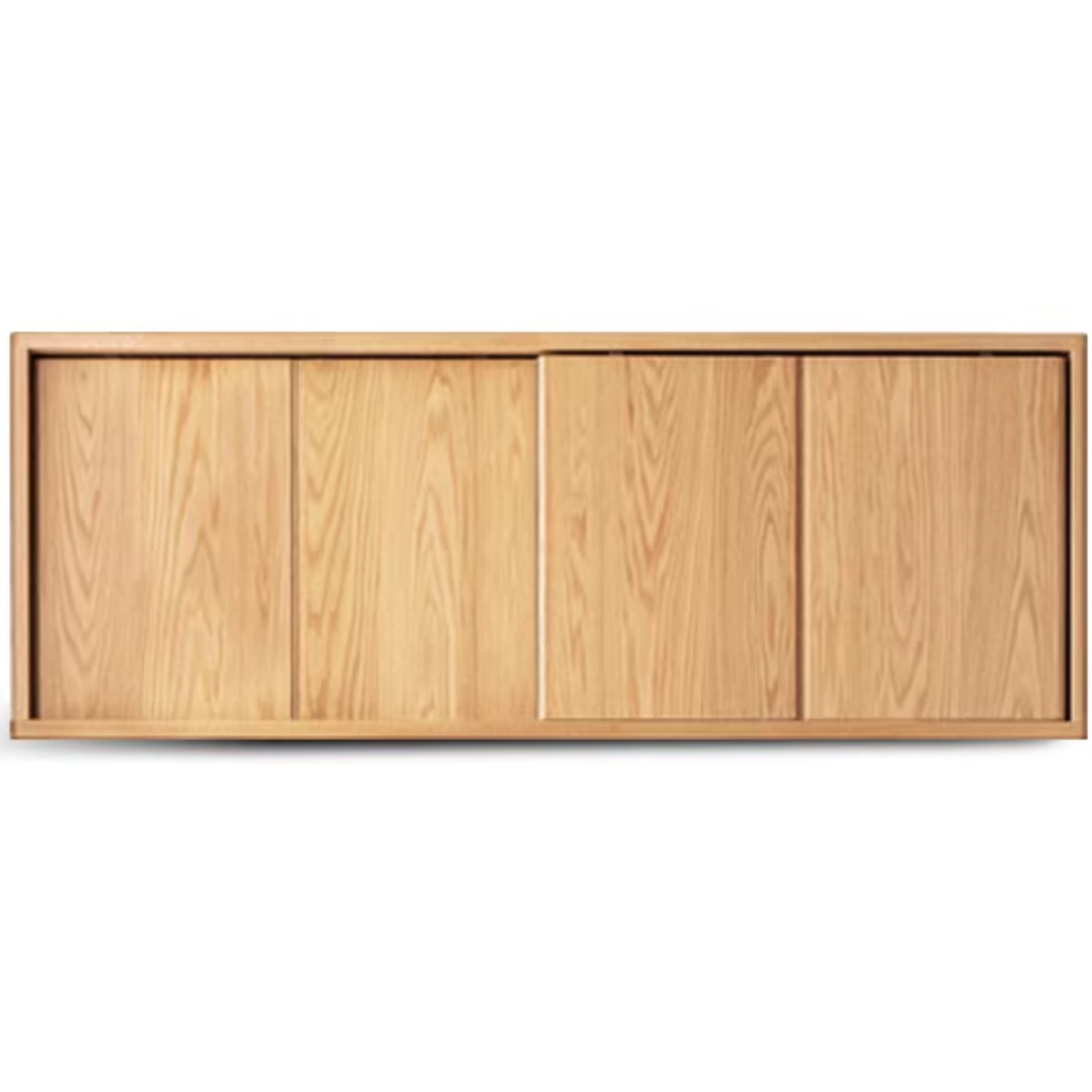 Oak Solid Wood Modern Storage Wardrobe.