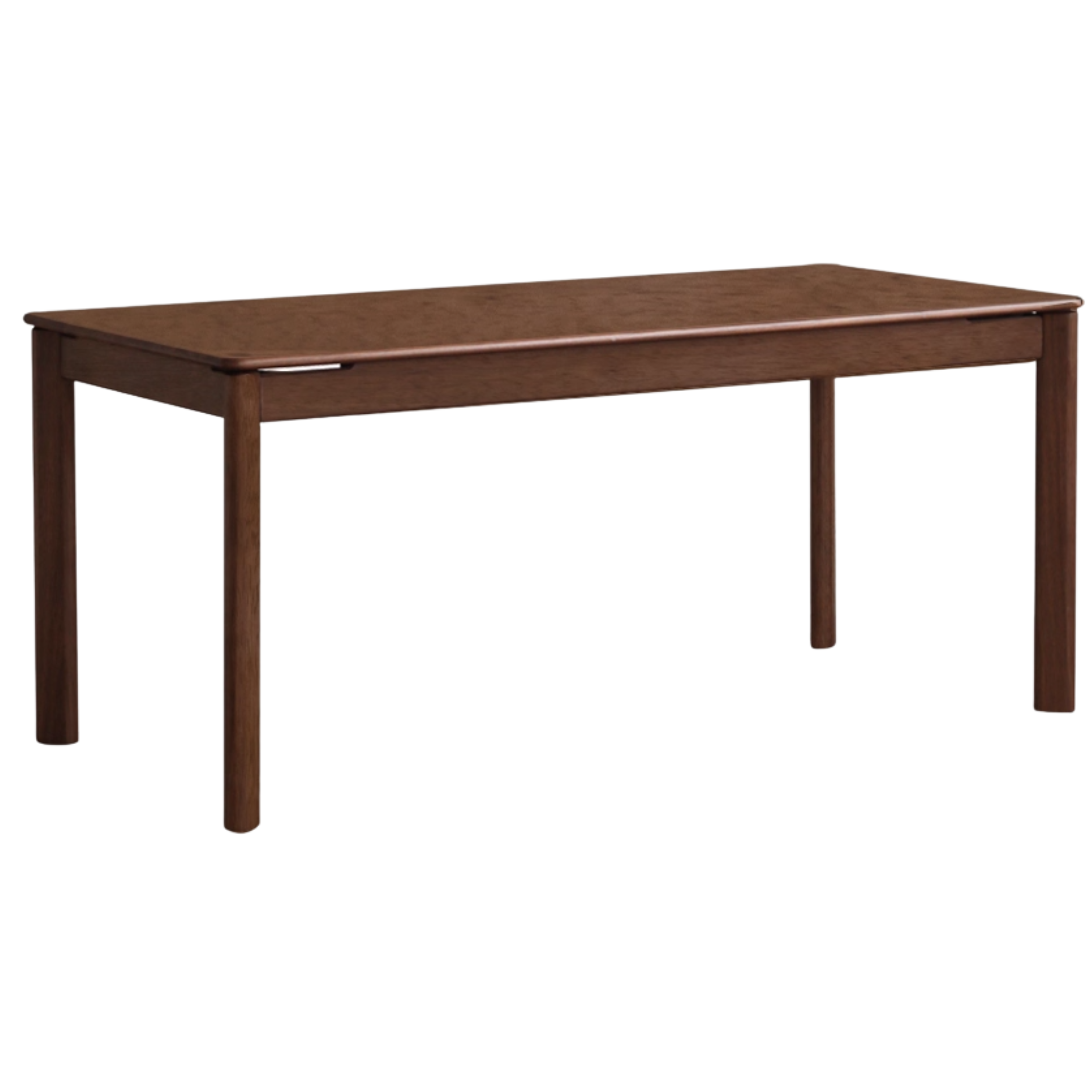 Black Walnut Wood, Sandalwood, Ash Solid Wood Modern Rectangular Table