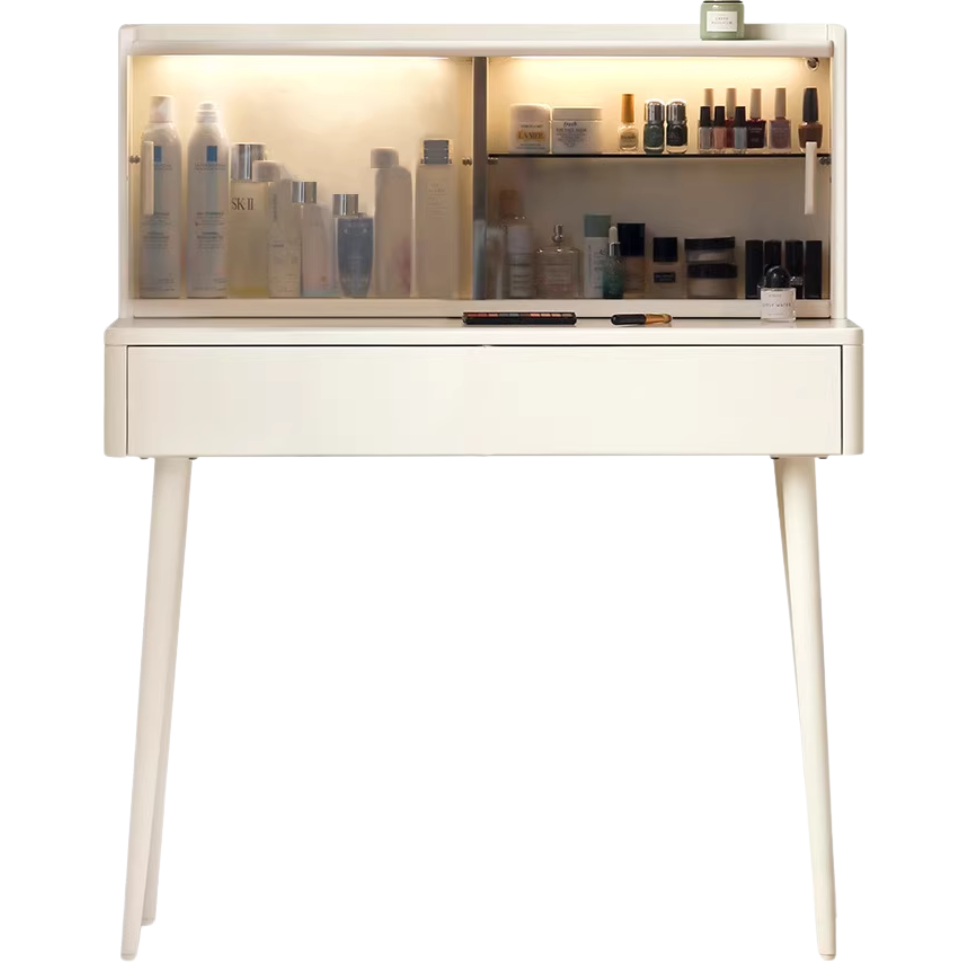 Poplar Solid Wood Telescopic Dressing Table