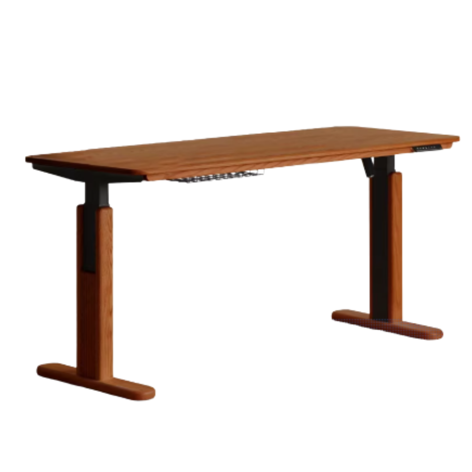 Black Walnut, Oak, Sandalwood, Ash Solid Wood Electric Elevating Desk