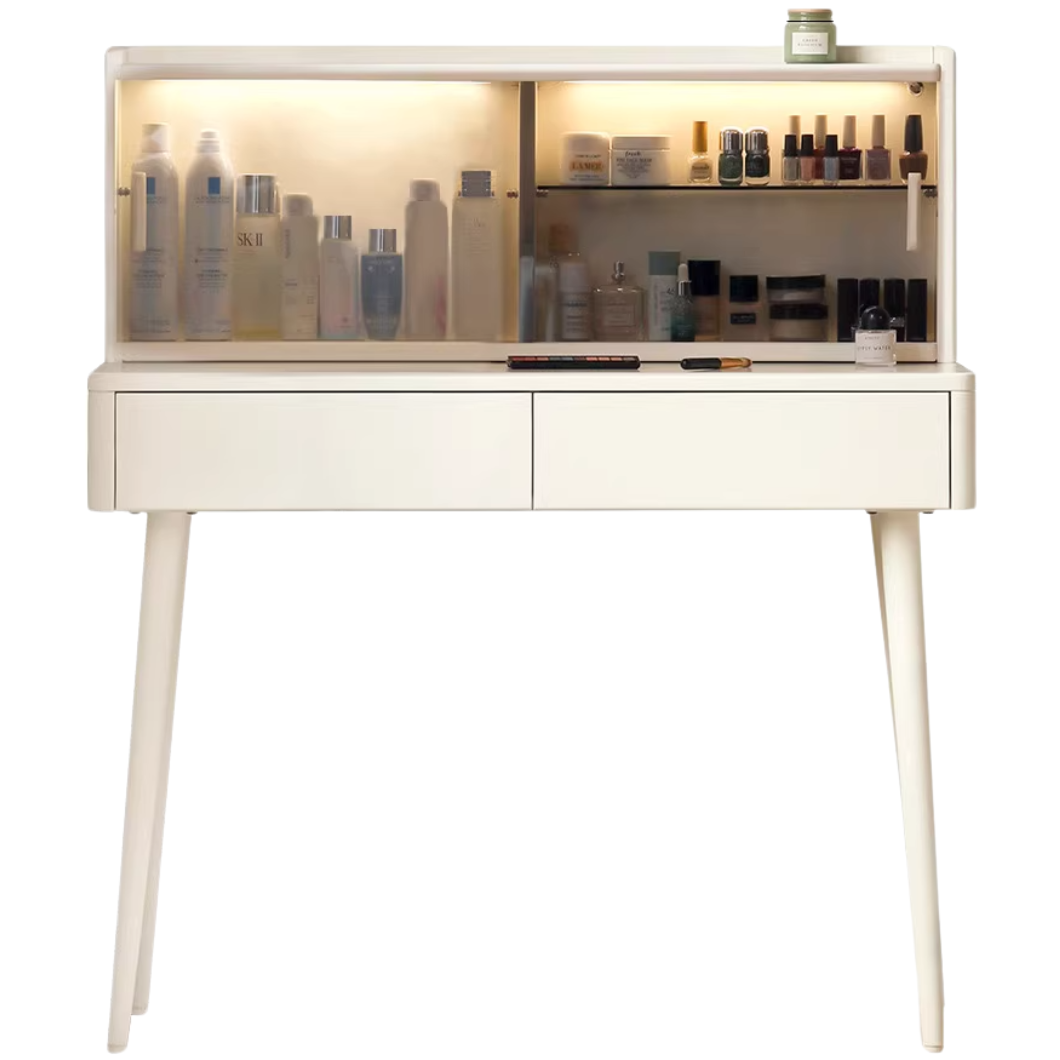 Poplar Solid Wood Telescopic Dressing Table
