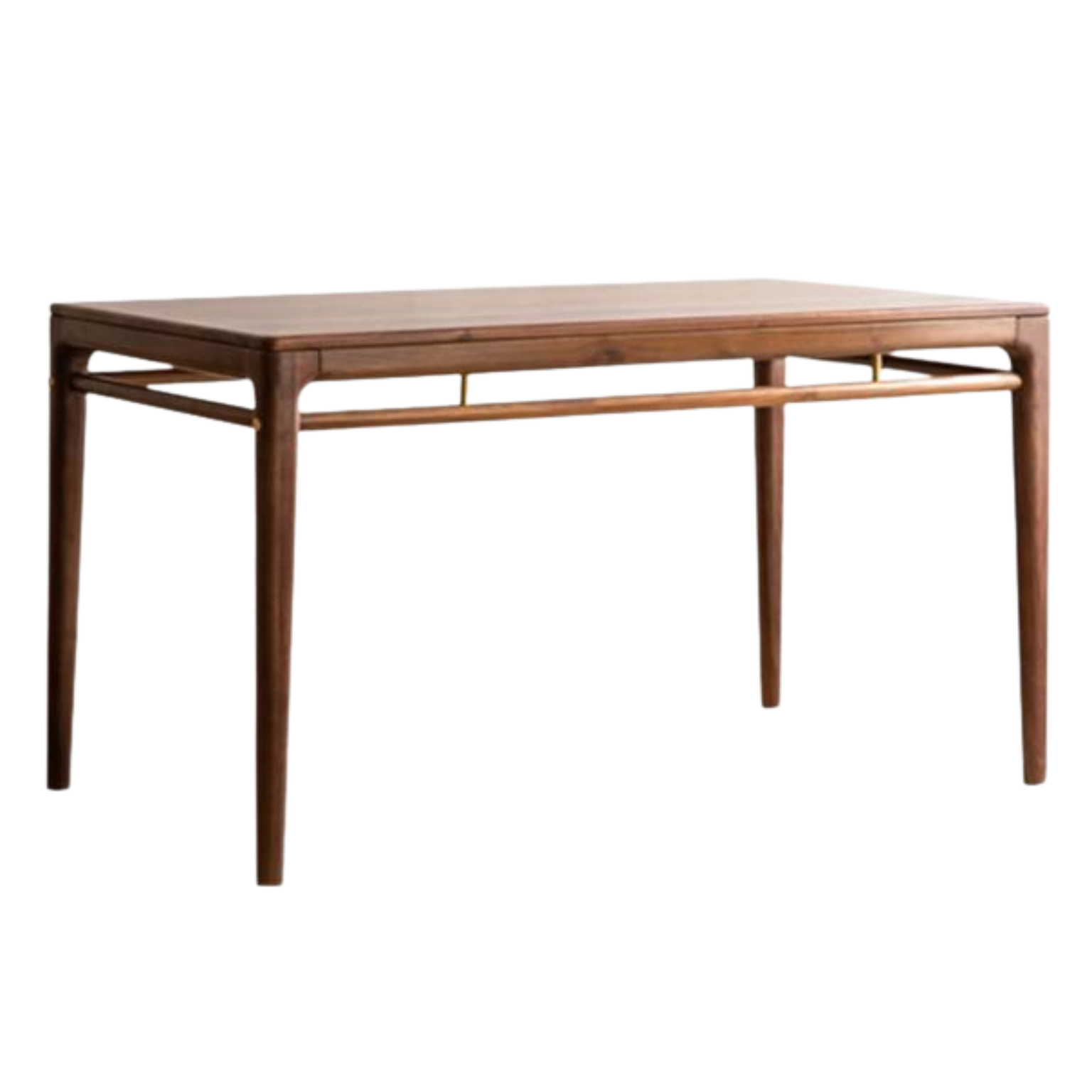 Black Walnut Solid Wood Rectangular Dining Table