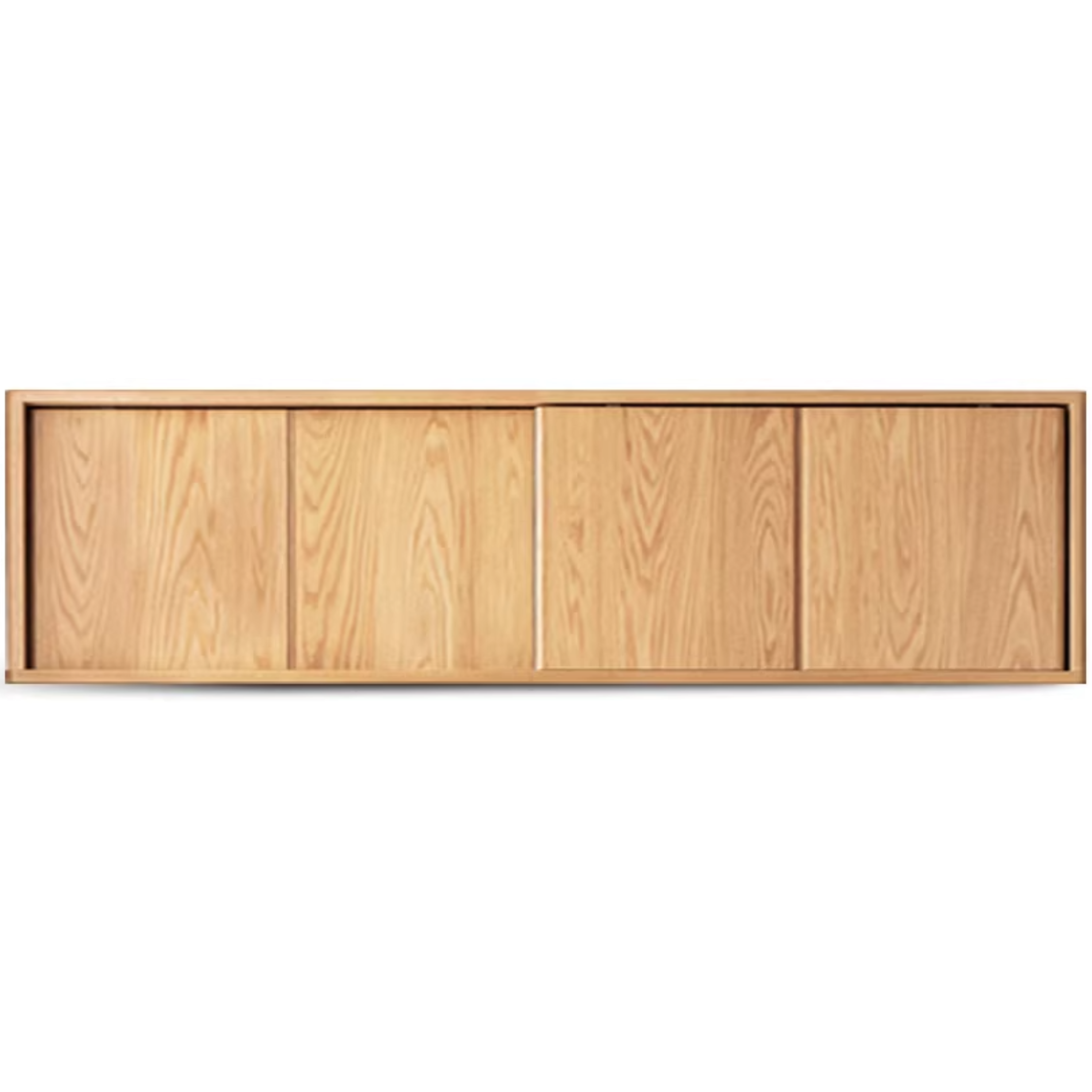 Oak Solid Wood Modern Storage Wardrobe.