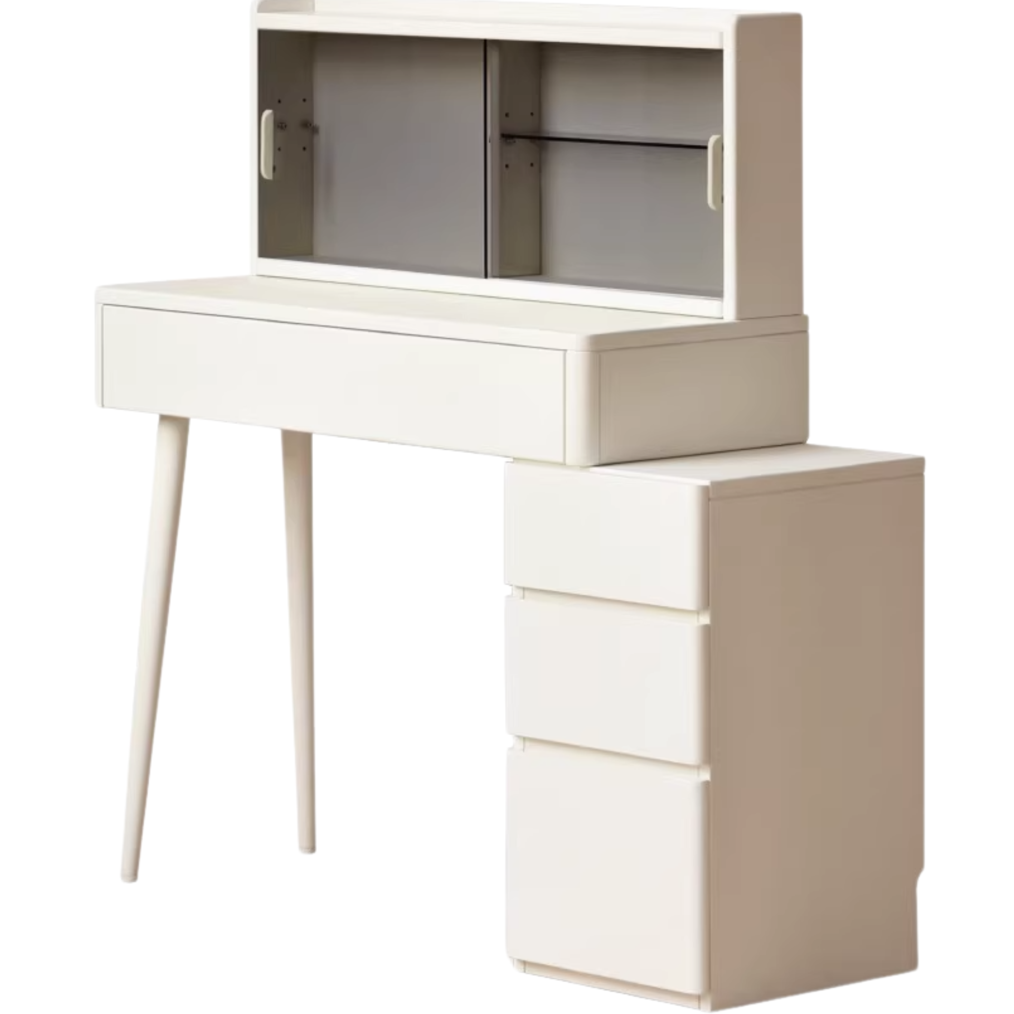 Poplar Solid Wood Telescopic Dressing Table