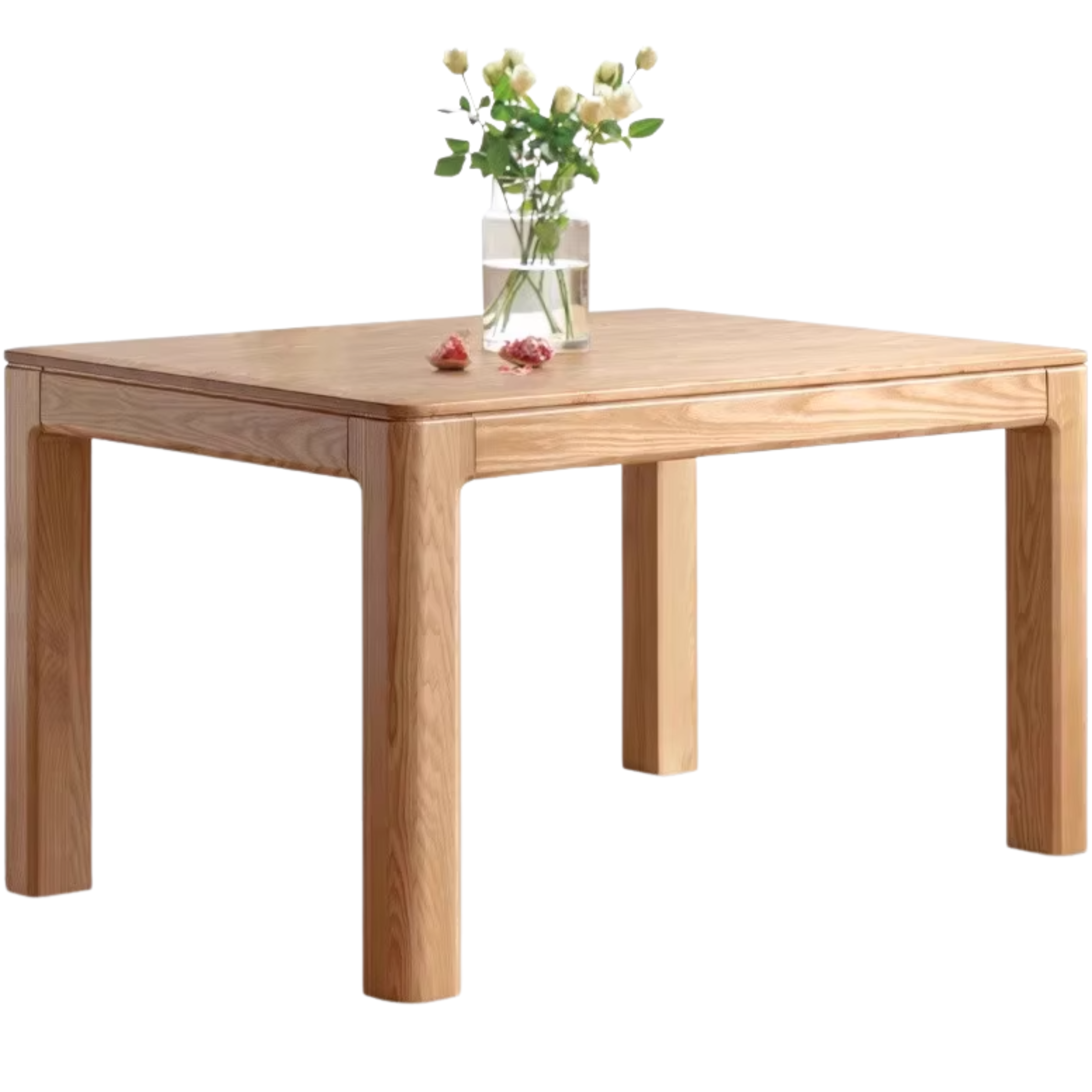 Oak, Red Oak Solid Wood Rectangular Dining Table