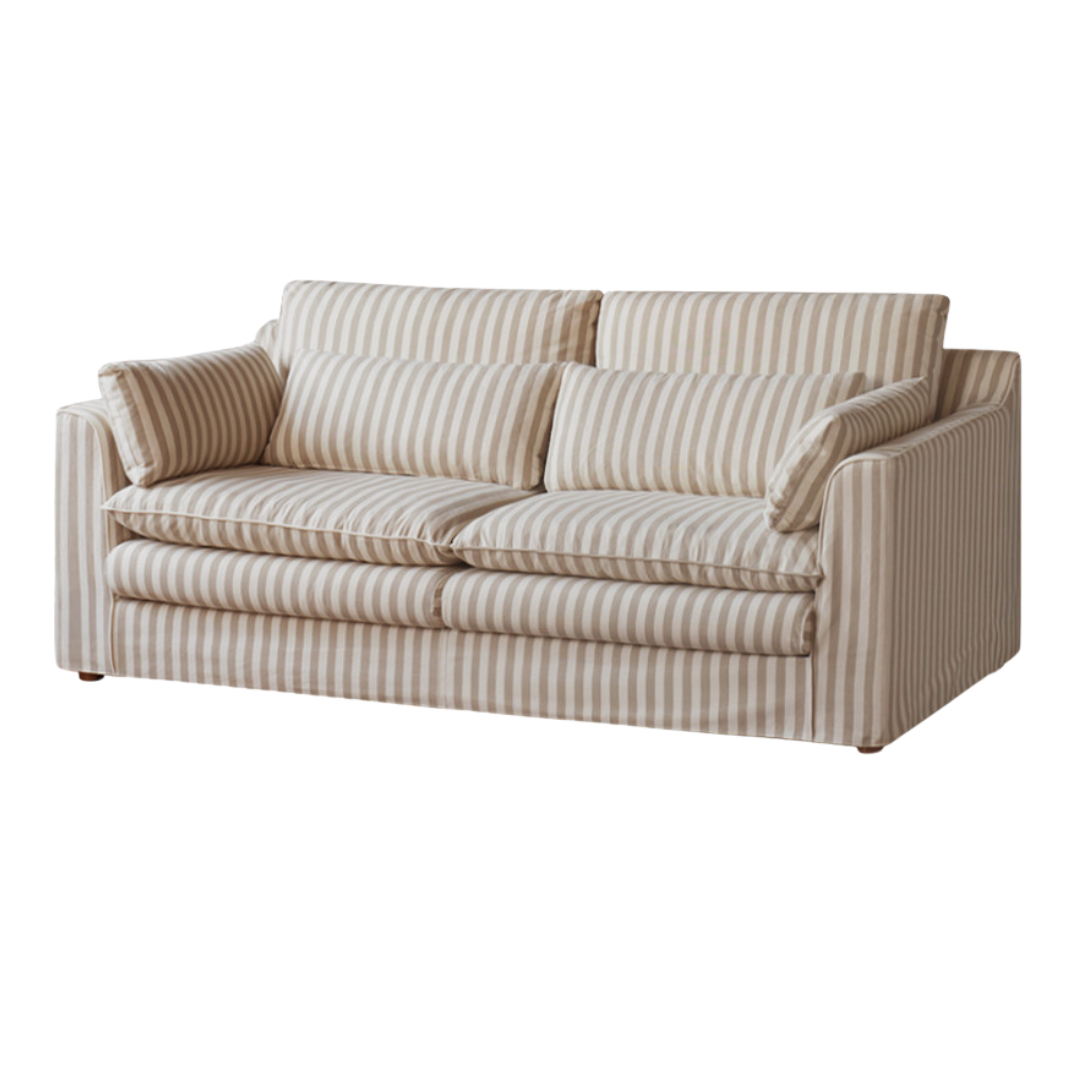 Fabric Three Seat Modular Sofa Modern-
