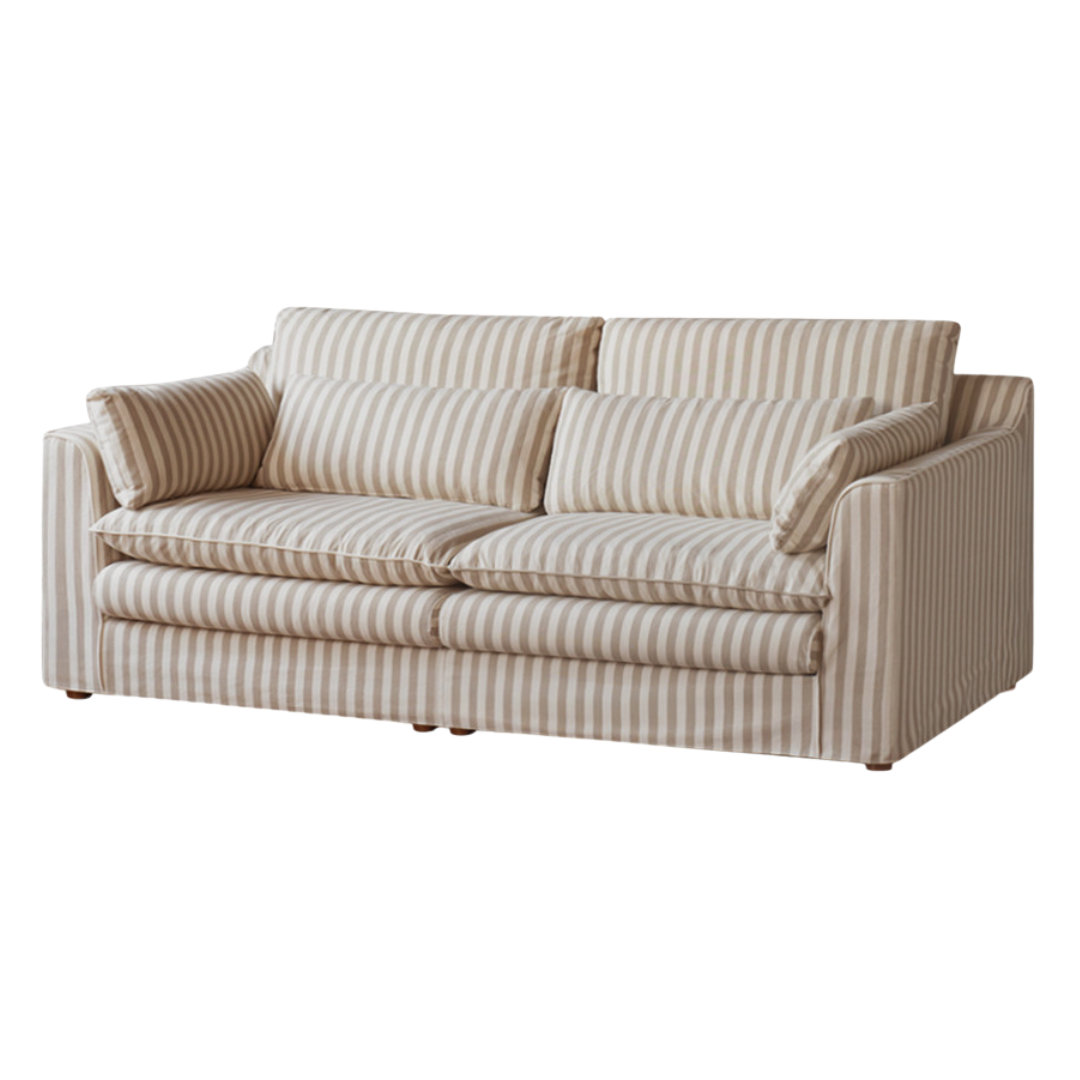 Fabric Three Seat Modular Sofa Modern-