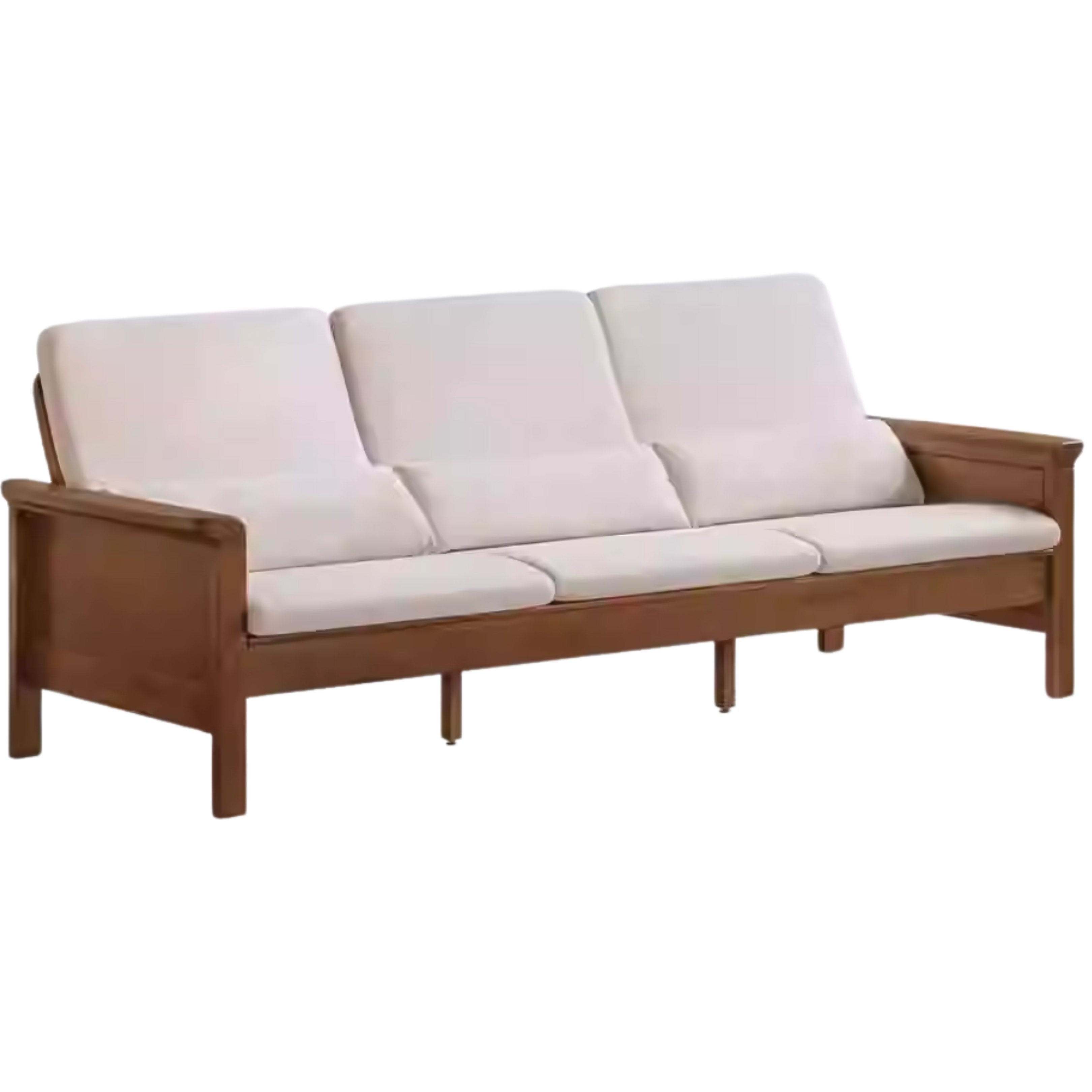 Ash Solid Wood Dual-purpose Fabric Sofa