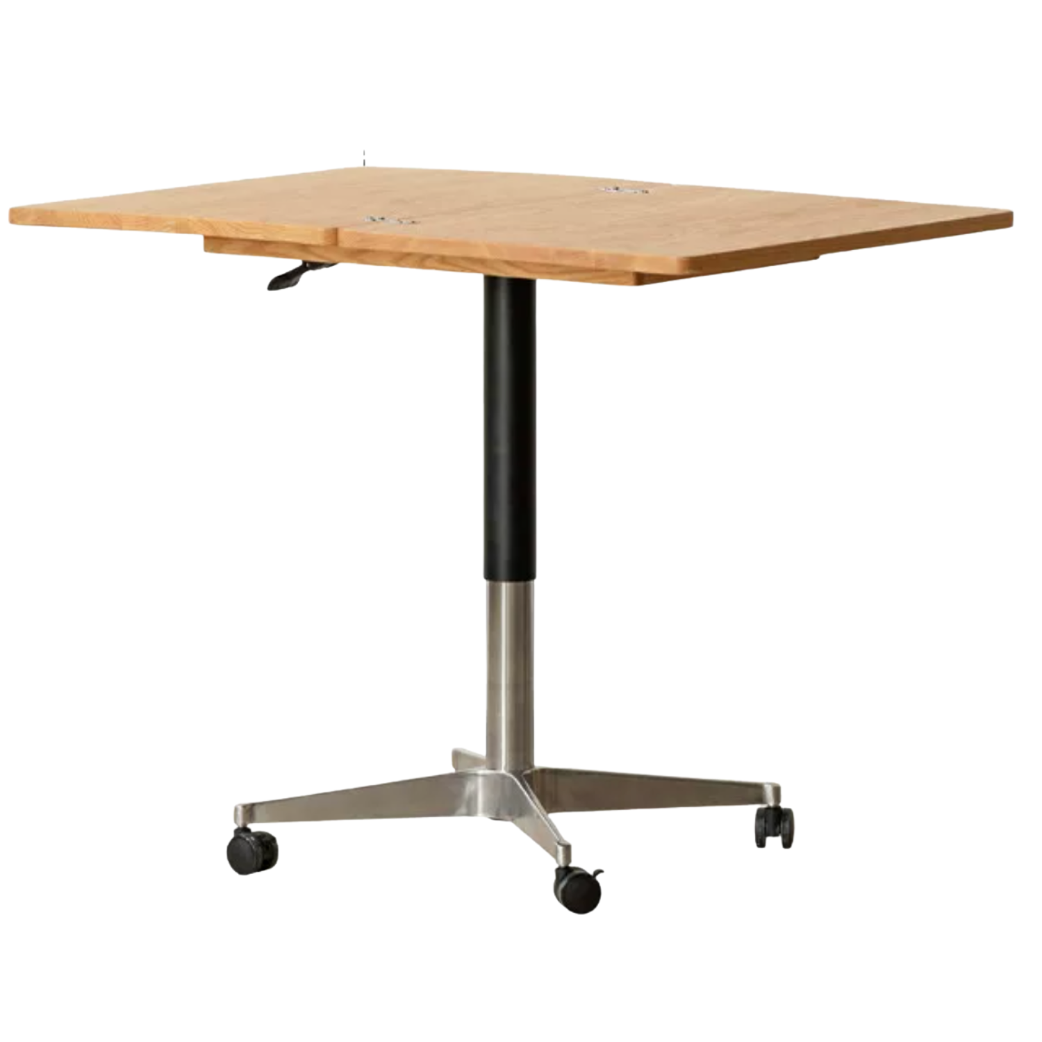 Black Walnut, Oak Solid Wood Lifting Modern Mobile Coffee Table.