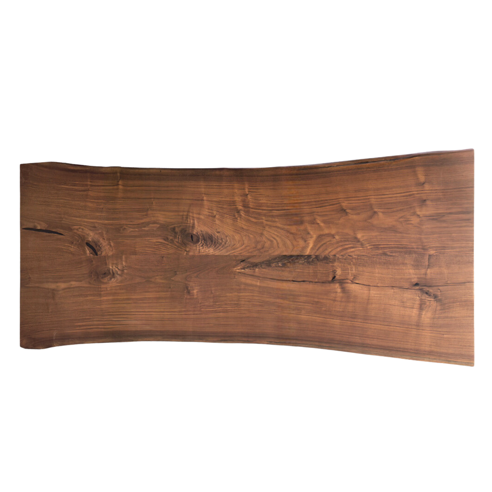 Black Walnut Solid Wood Natural Edge Large Board Dining Table