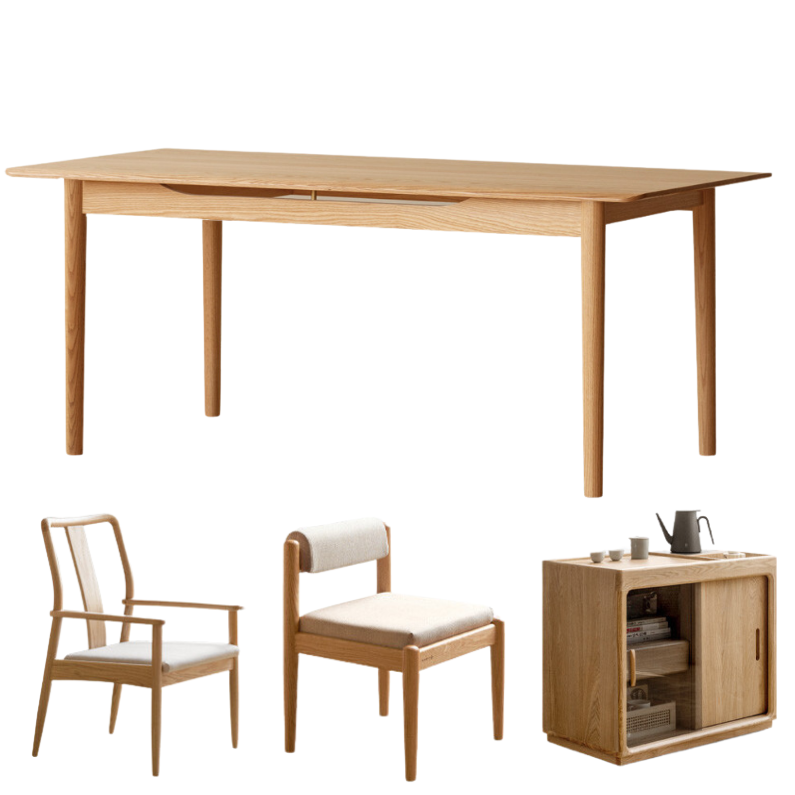 Oak Solid Wood Modern Tea Table