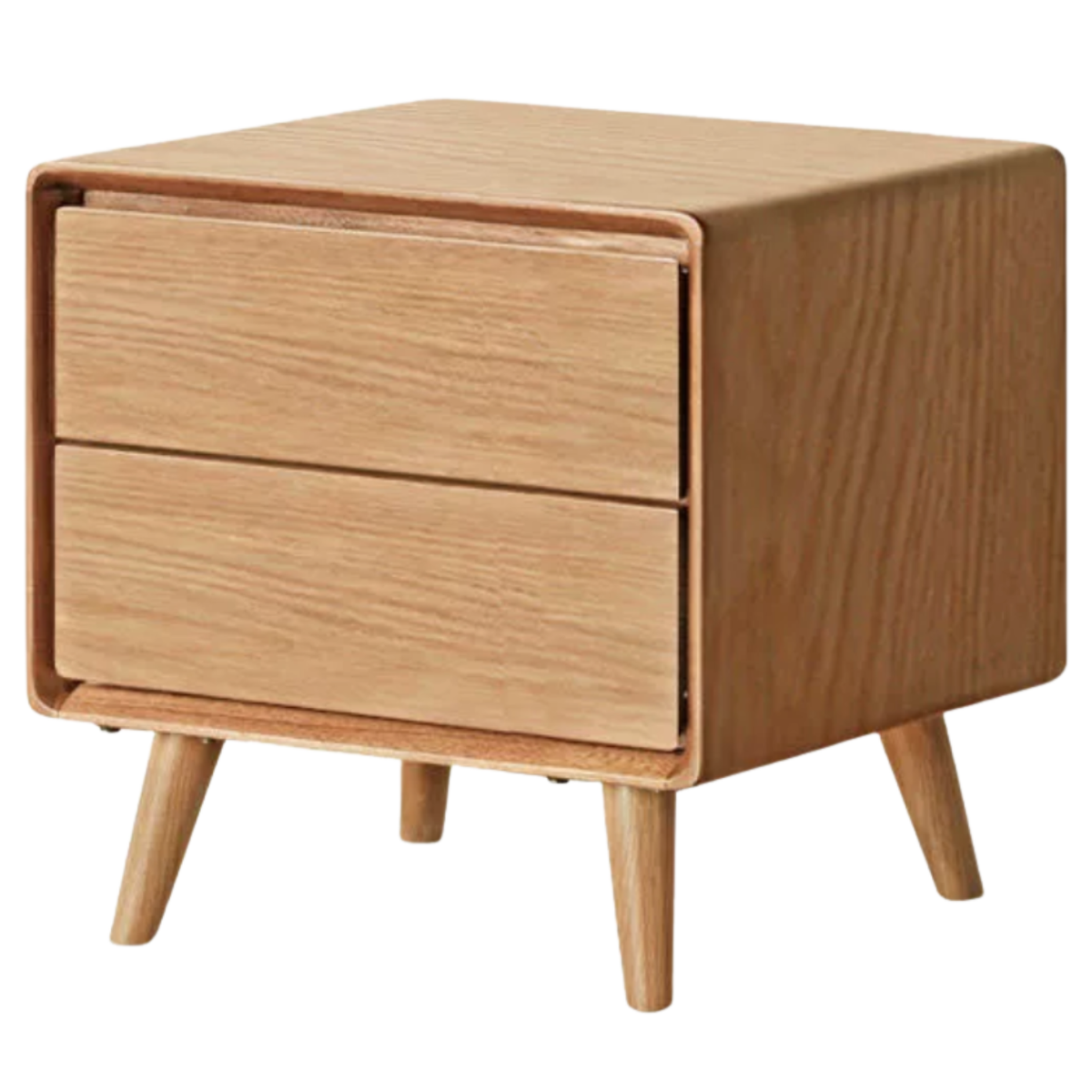 Solid Longan Hardwood Minimalist Style Nightstand