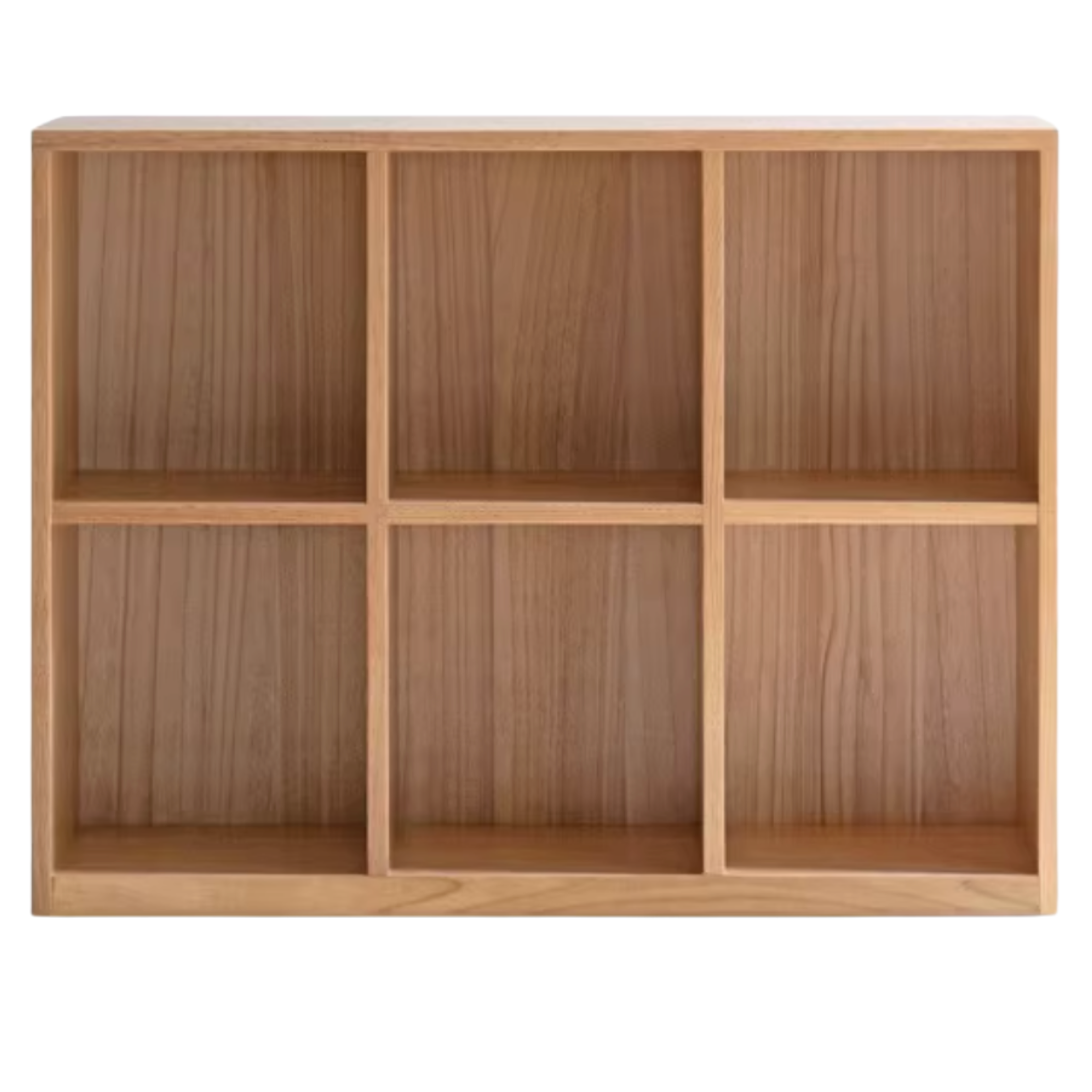 Oak, Solid Rubberwood, Ash Solid Wood Bookcase Free Combination Low Cabinet Floor-Standing Bookshelf